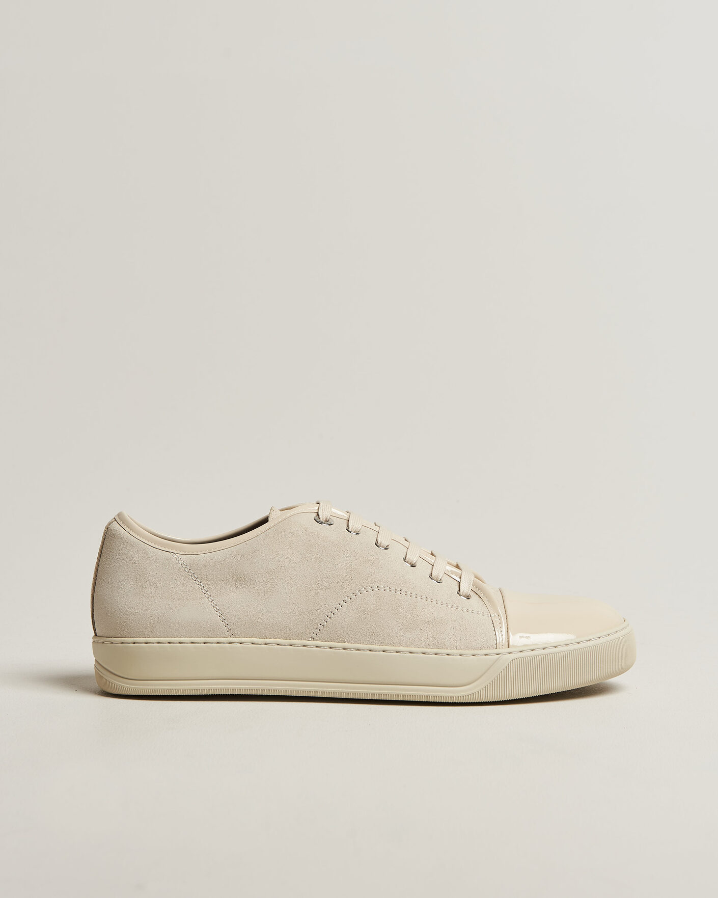 Herre | Sneakers | Lanvin | DBB1 Patent Cap Toe Sneaker Light Beige