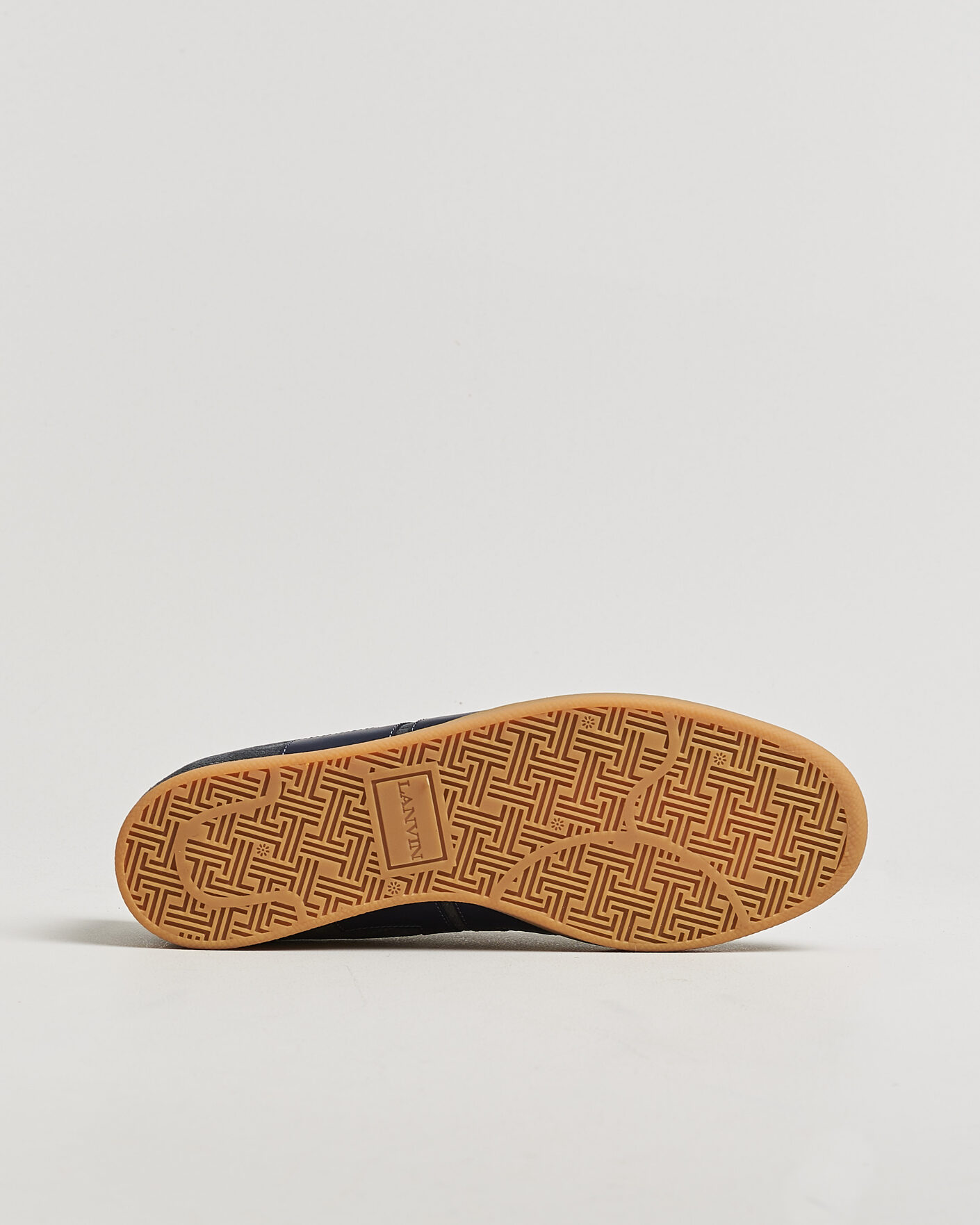 Herre | Sneakers | Lanvin | Glen Leather Sneakers Grey/Navy