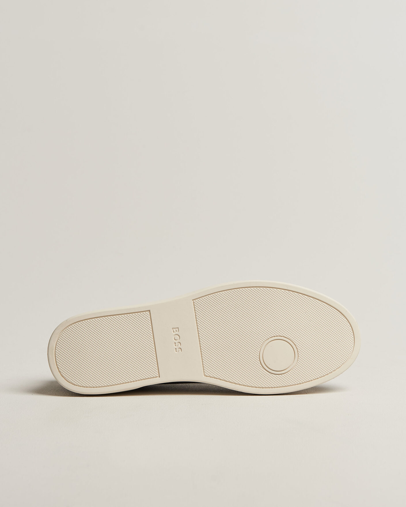 Herre | Sneakers | BOSS BLACK | Kieran Grained Leather Sneaker Dark Blue