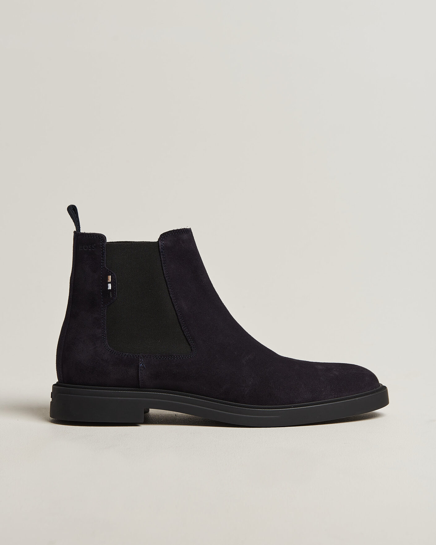 Herre | Støvler | BOSS BLACK | Calev Suede Chelsea Boot Dark Blue