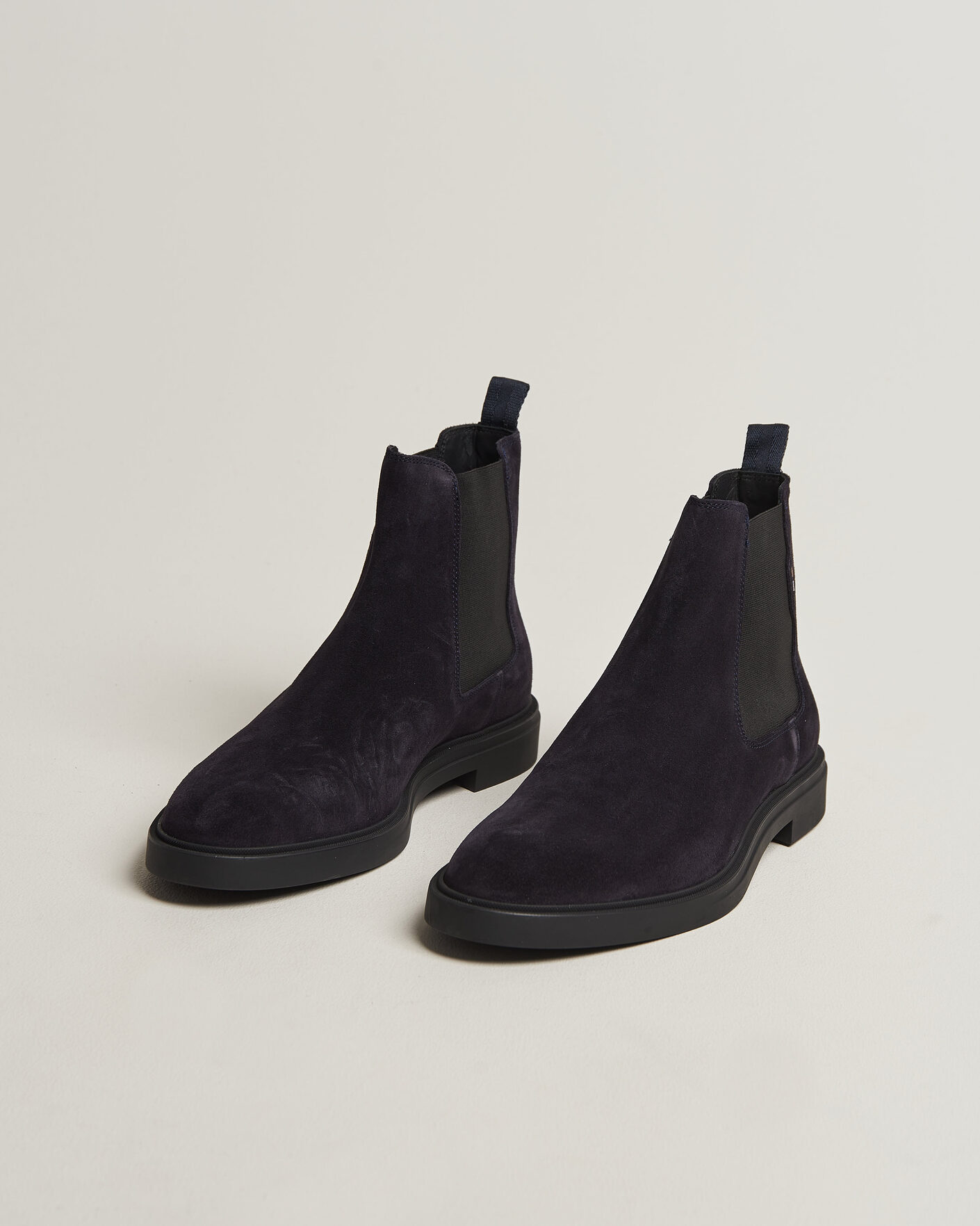 Herre | Støvler | BOSS BLACK | Calev Suede Chelsea Boot Dark Blue