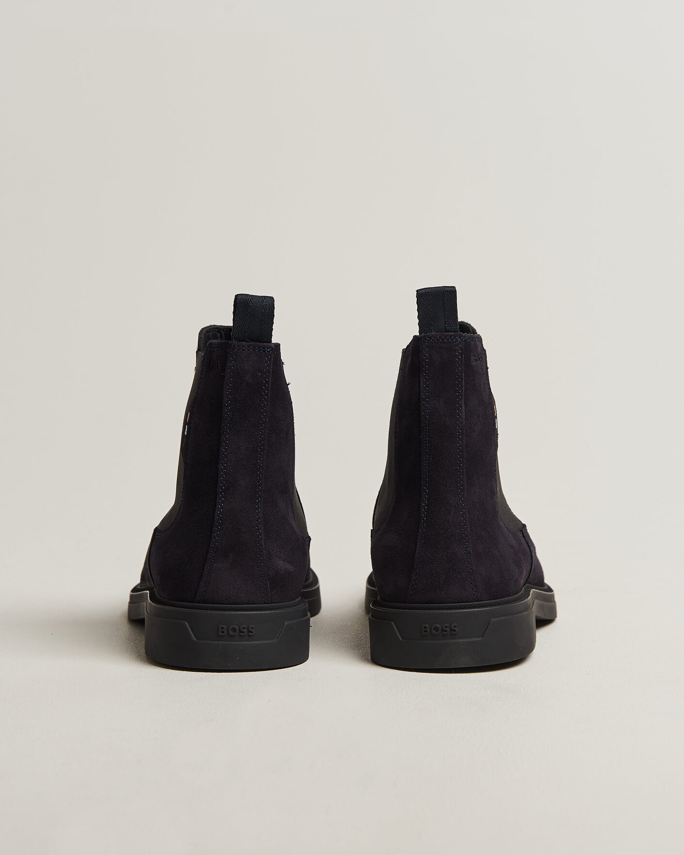 Herre | Støvler | BOSS BLACK | Calev Suede Chelsea Boot Dark Blue