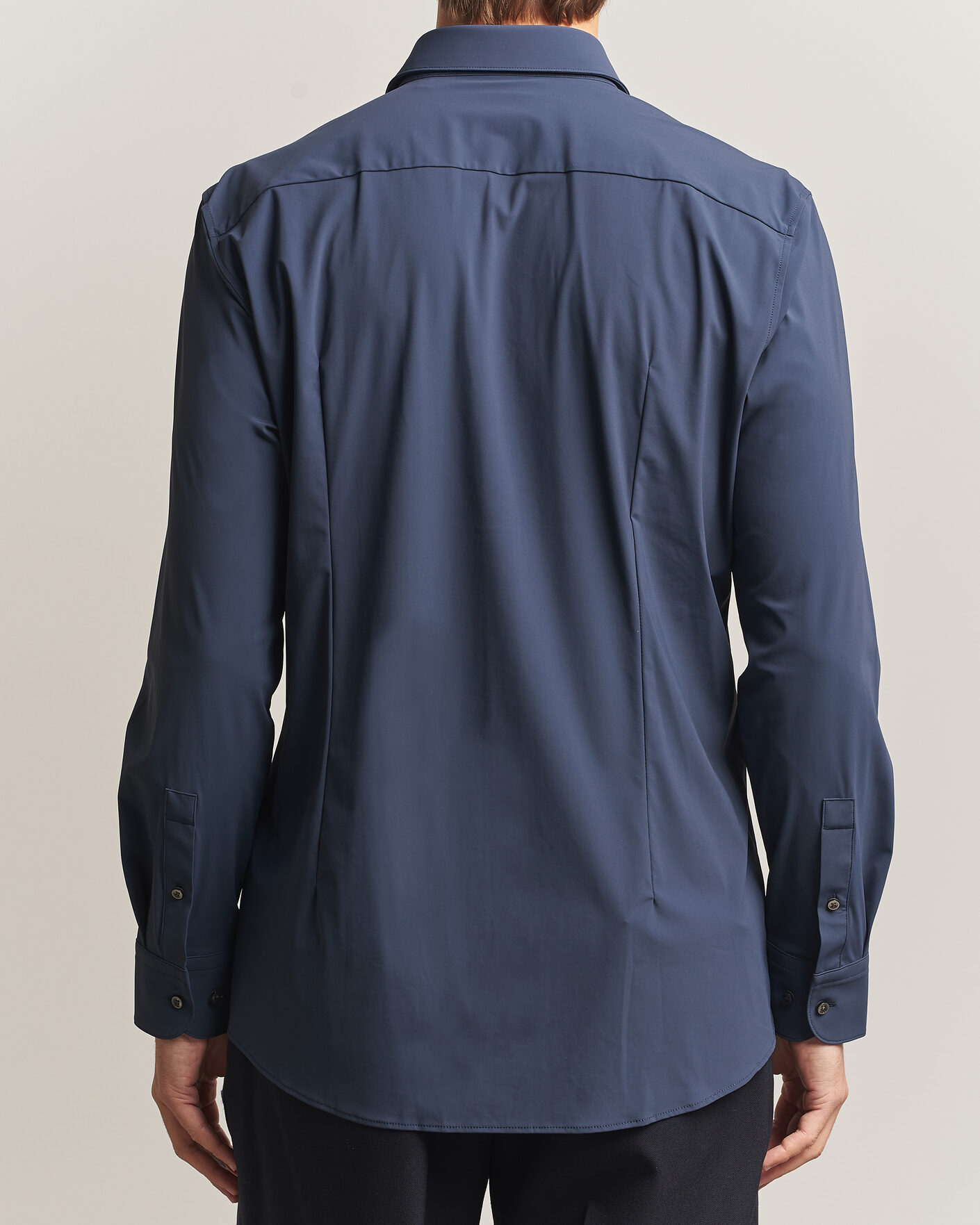 Herre | Skjorter | BOSS BLACK | Hank 4-Way Stretch Shirt Dark Blue