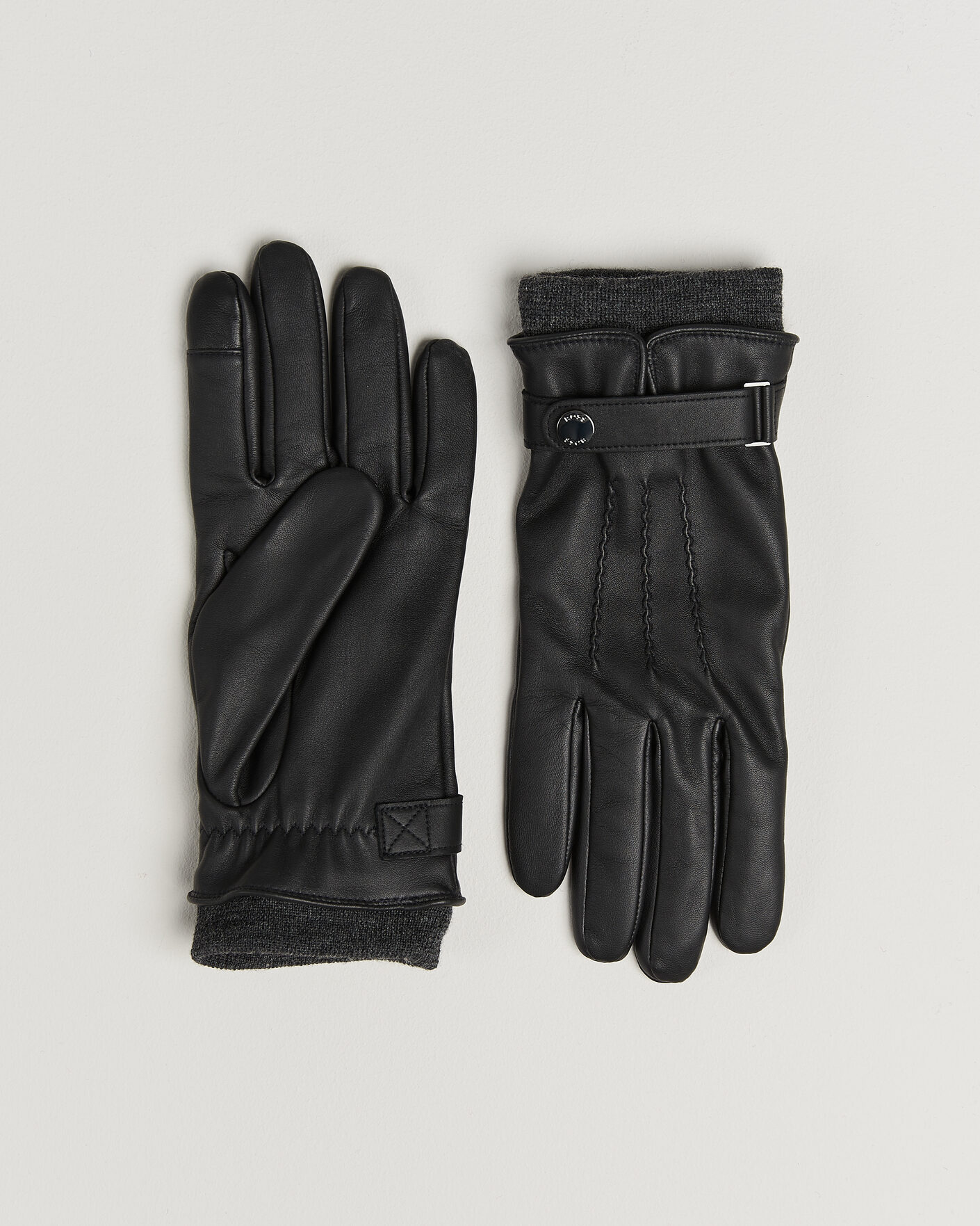 Herre | Hansker | BOSS BLACK | Hyden Leather Glove Black