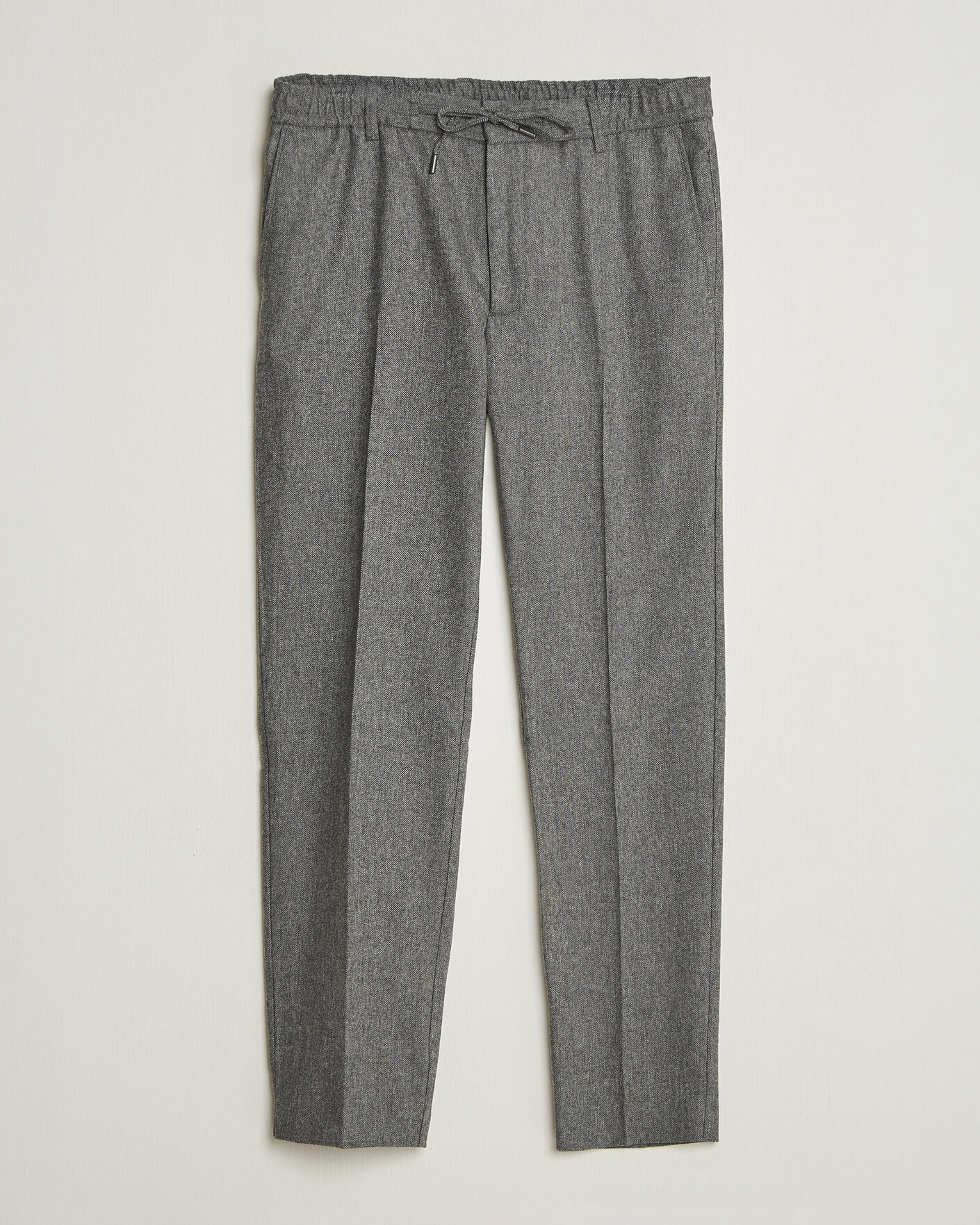 Herre | Bukser | BOSS BLACK | Kane Brushed Drawstring Trousers Medium Grey