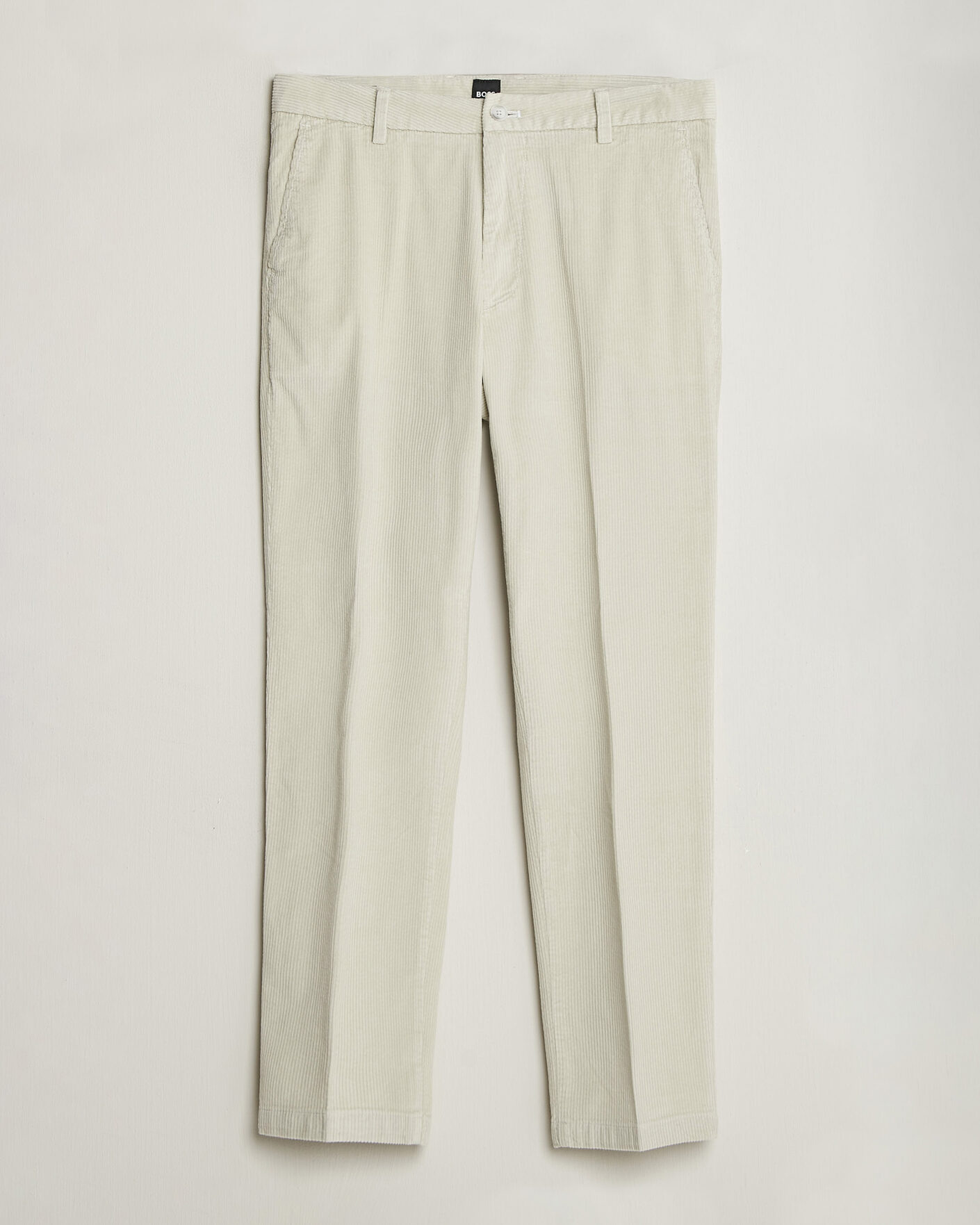 Herre | Bukser | BOSS BLACK | Kane Structured Cotton Chino Open White