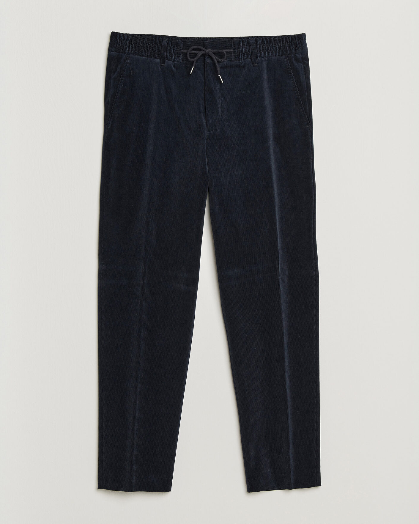 Herre | Bukser | BOSS BLACK | Perin Corduroy Drawstring Trousers Dark Blue