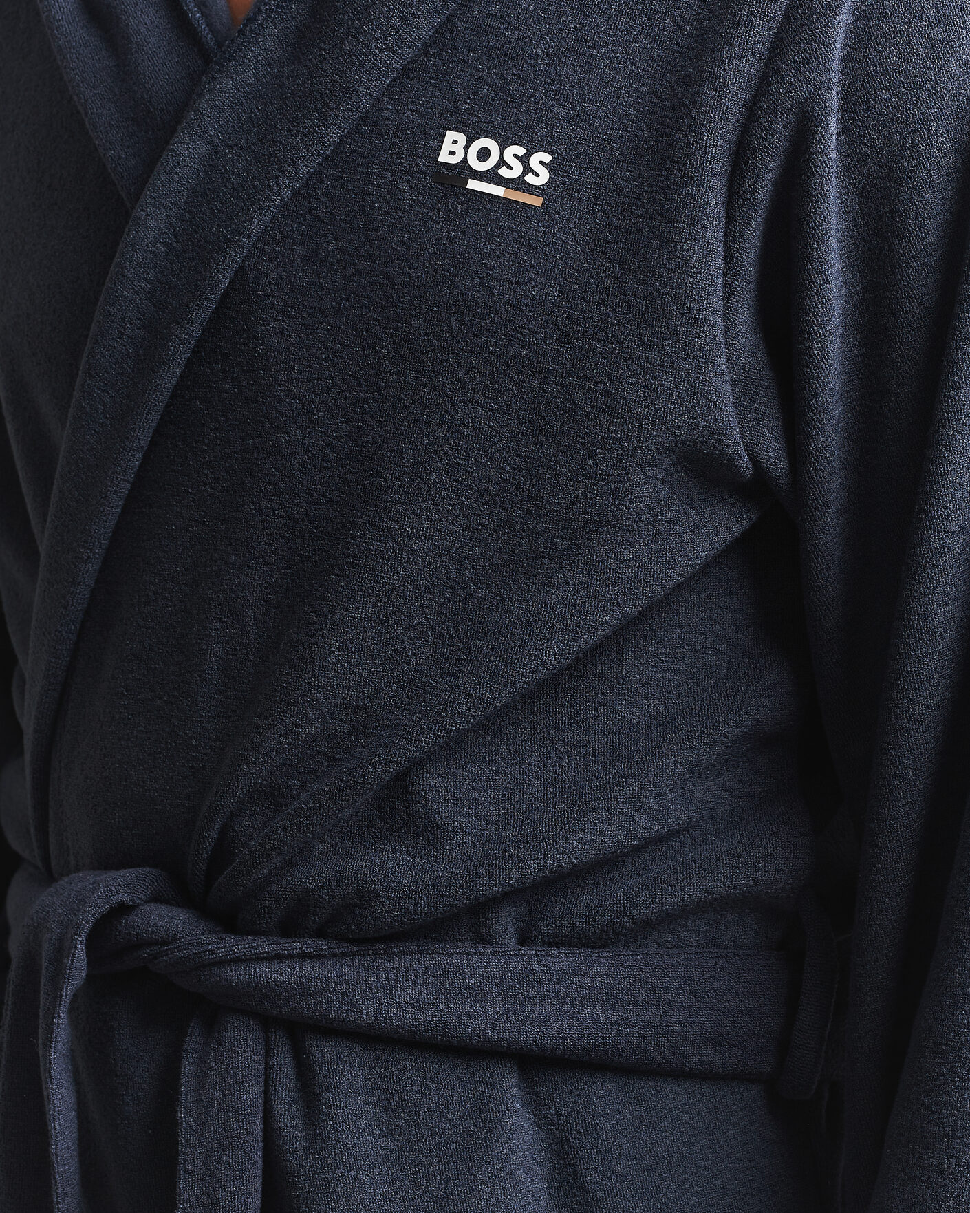 Herre | Pyjamaser og badekåper | BOSS BLACK | Terry Robe Dark Blue