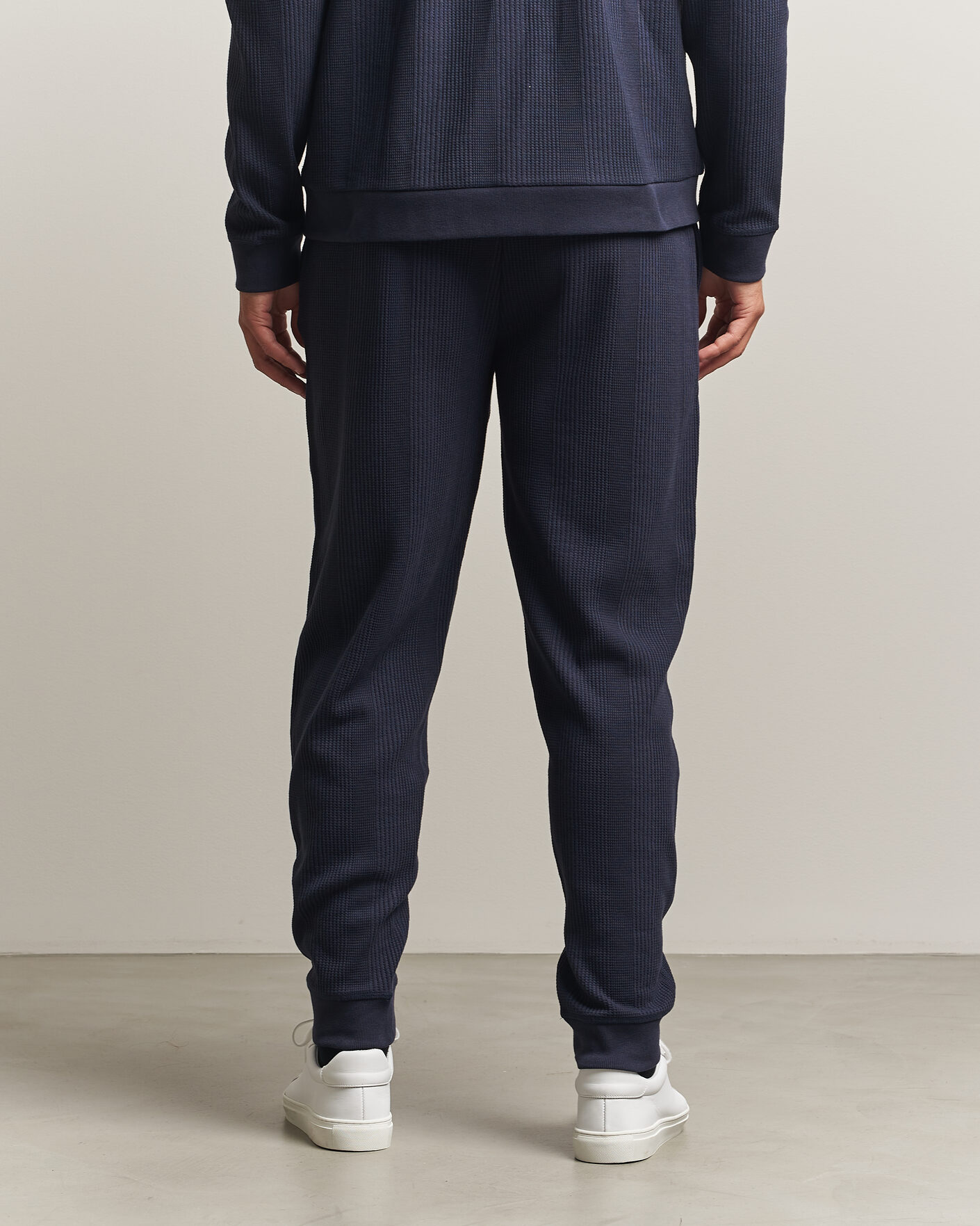 Herre | Bukser | BOSS BLACK | Structured Loungewear Sweatpants Dark Blue