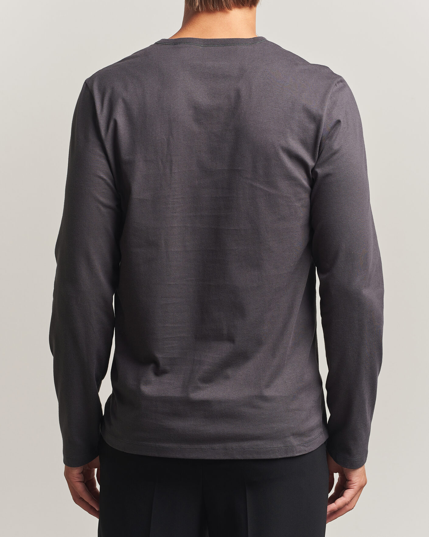 Herre | T-Shirts | BOSS BLACK | 3-Pack Long Sleeve T-Shirt Blue/Navy/Grey