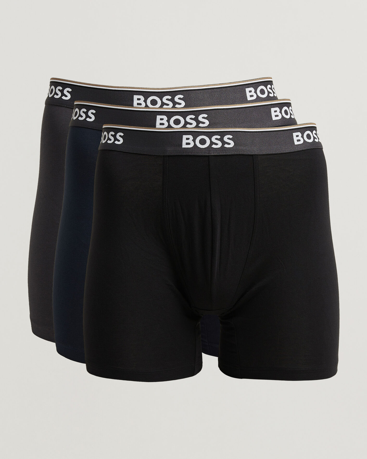 Herre | Undertøy | BOSS BLACK | 3-Pack Long Leg Boxer Black/Navy/Grey
