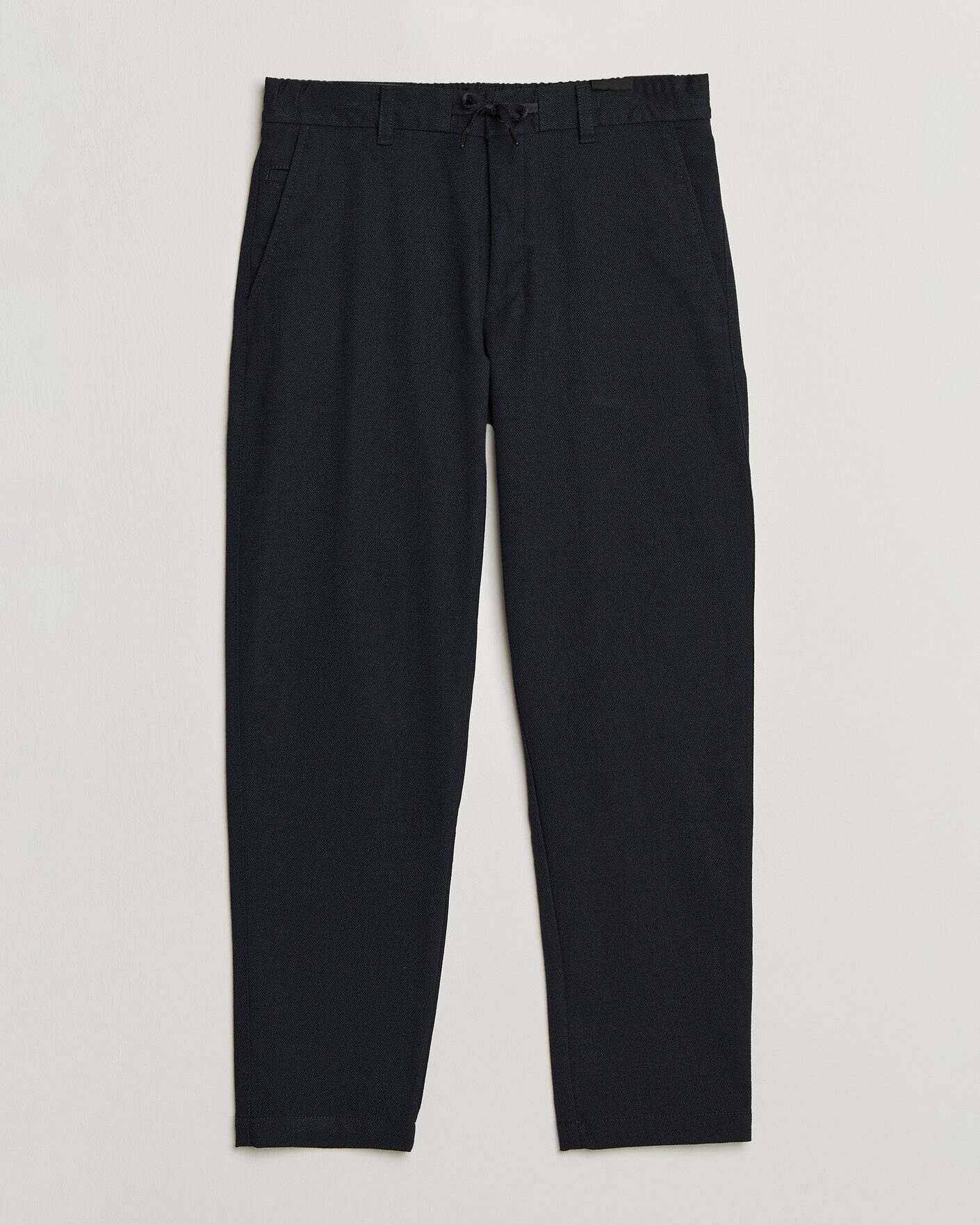 Herre | Bukser | BOSS ORANGE | Tapered Fit Drawstring Chino Dark Blue