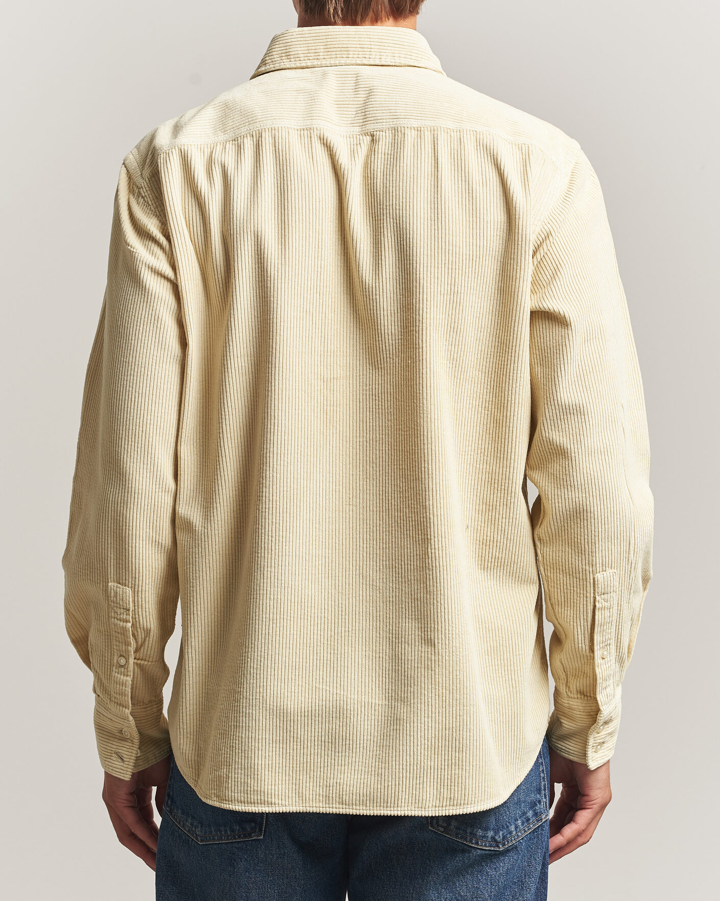 Herre | Skjorter | BOSS ORANGE | Relegant Corduroy Shirt Light Beige