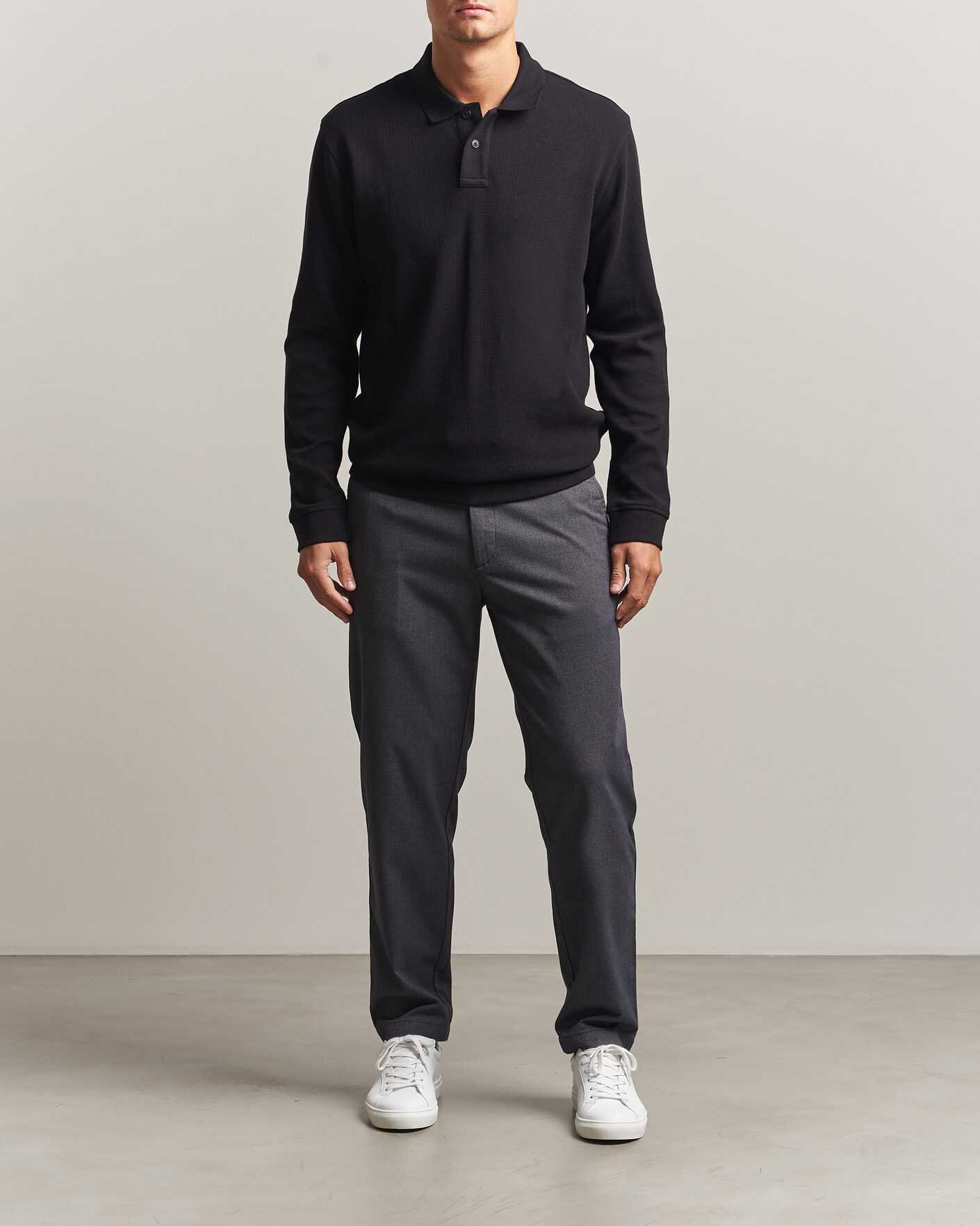 Herre | Gensere | BOSS ORANGE | Petempesto Polo Sweater Black