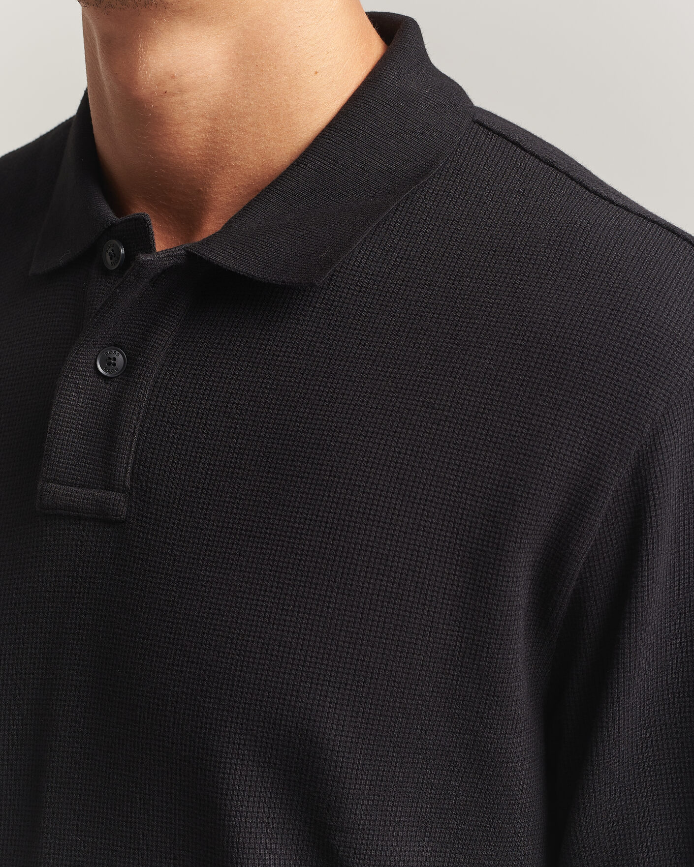 Herre | Gensere | BOSS ORANGE | Petempesto Polo Sweater Black
