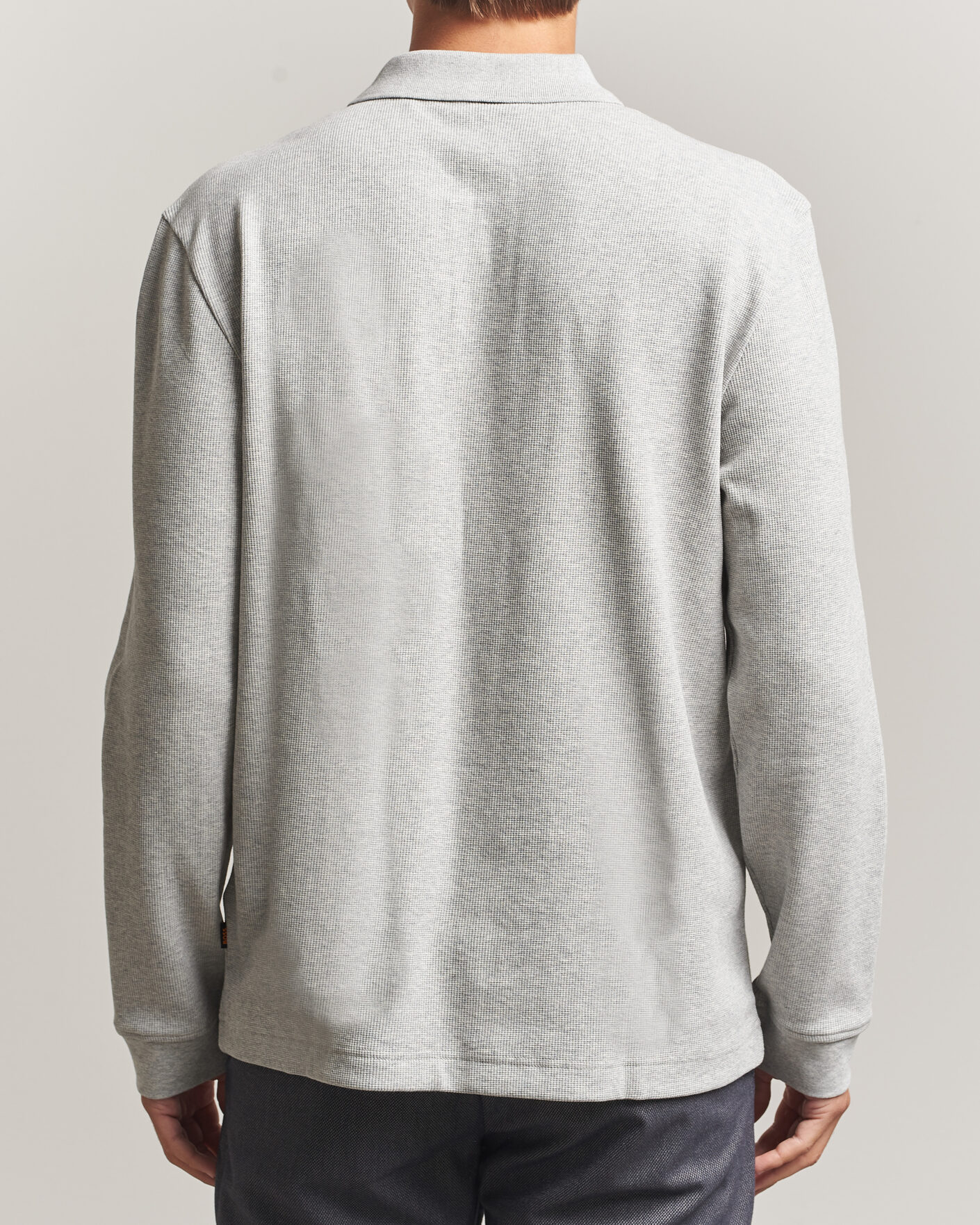 Herre | Gensere | BOSS ORANGE | Petempesto Polo Sweater Open Grey