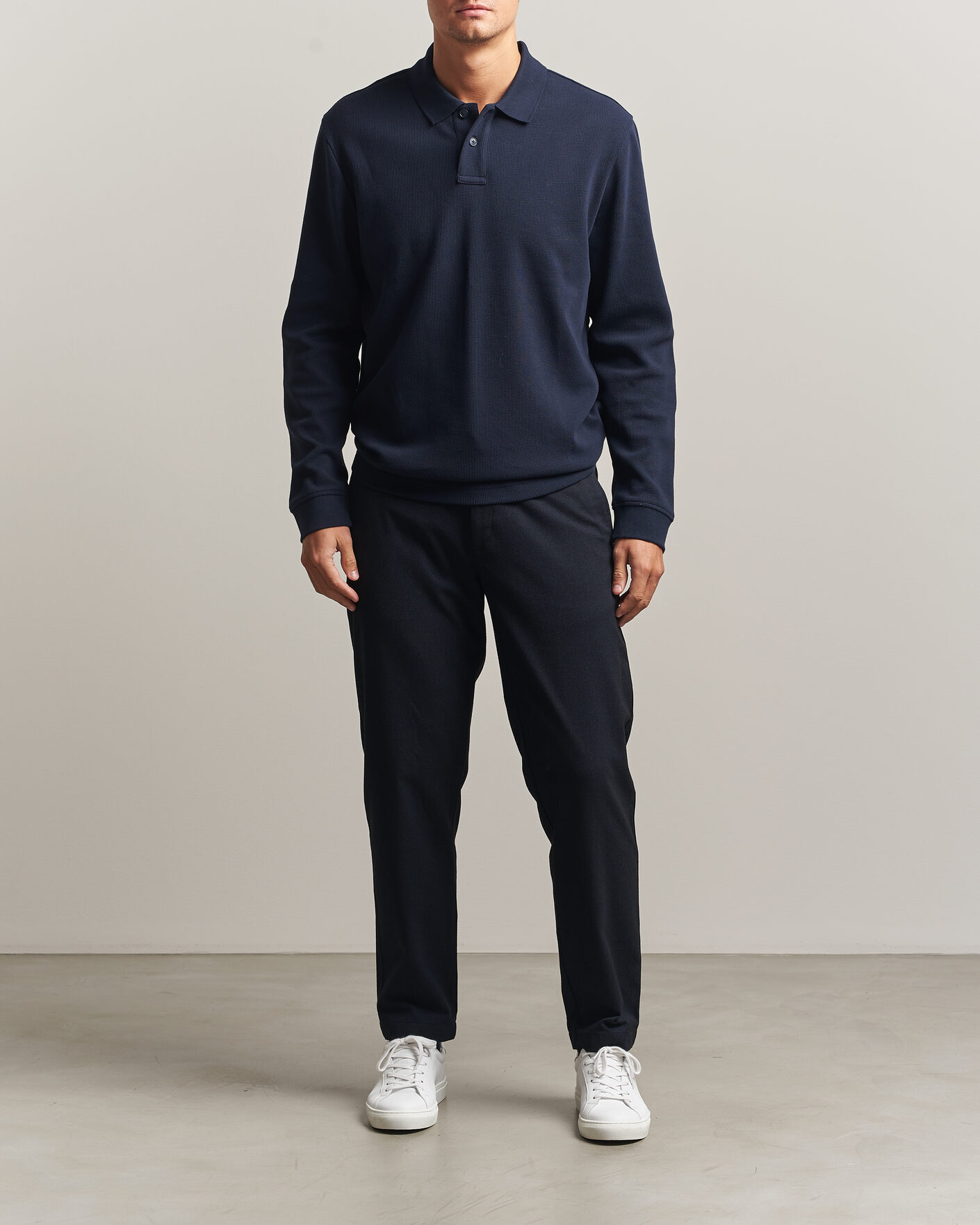 Herre | Gensere | BOSS ORANGE | Petempesto Polo Sweater Dark Blue