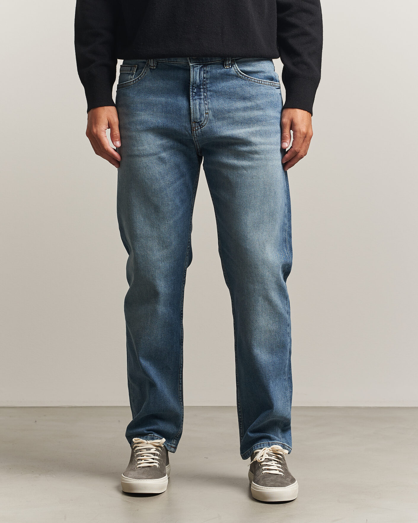 Herre | Jeans | BOSS ORANGE | Ogden Regular Fit Jeans Medium Blue