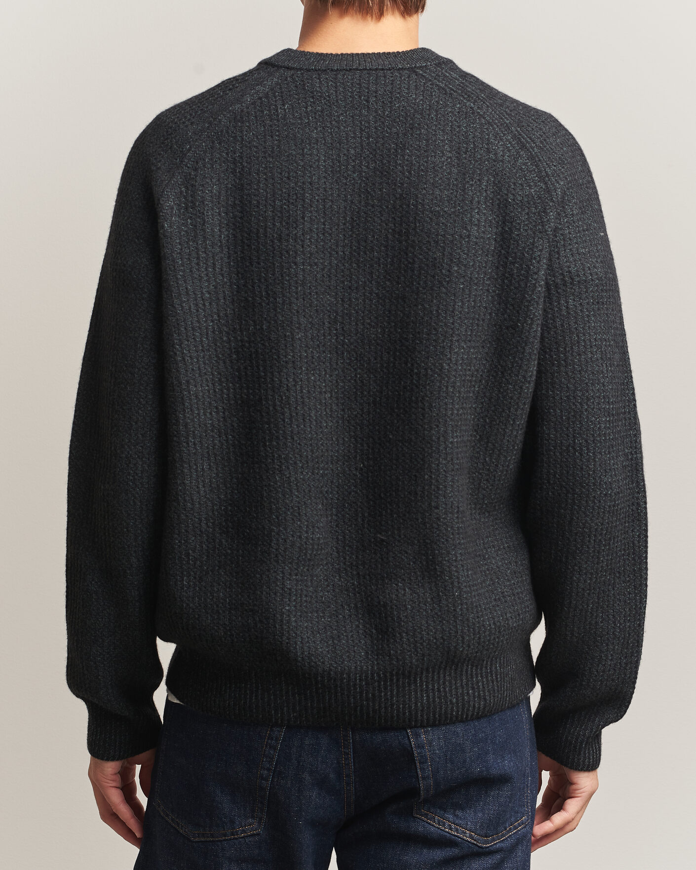 Herre | Gensere | BOSS ORANGE | Kepler Wool Knitted Sweater Black