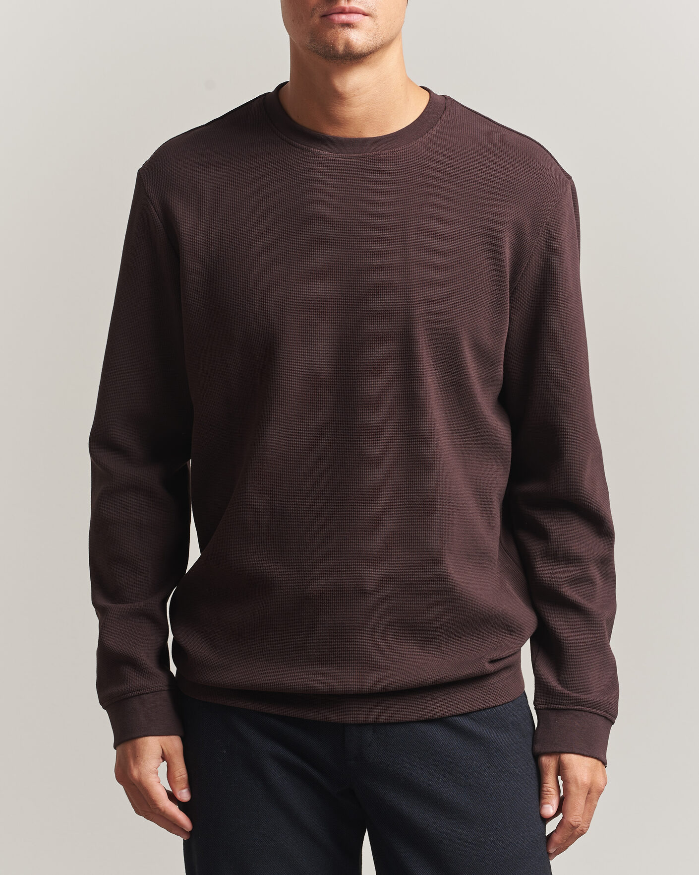 Herre | Gensere | BOSS ORANGE | Tempesto Sweater Dark Brown