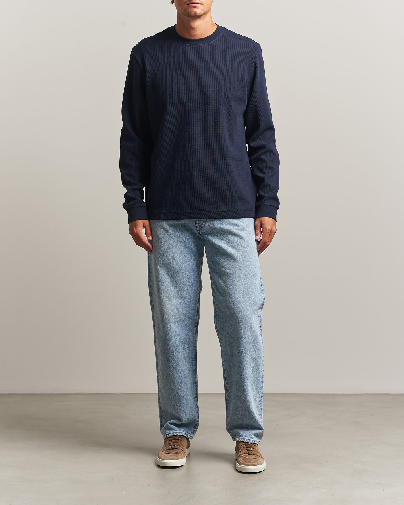 Herre | Gensere | BOSS ORANGE | Tempesto Sweater Dark Blue