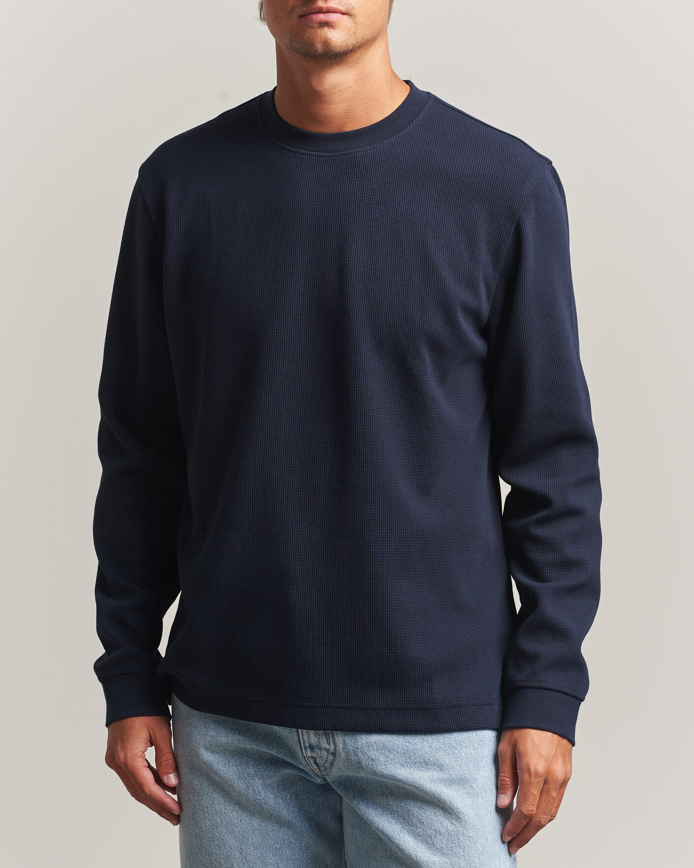 Herre | Gensere | BOSS ORANGE | Tempesto Sweater Dark Blue