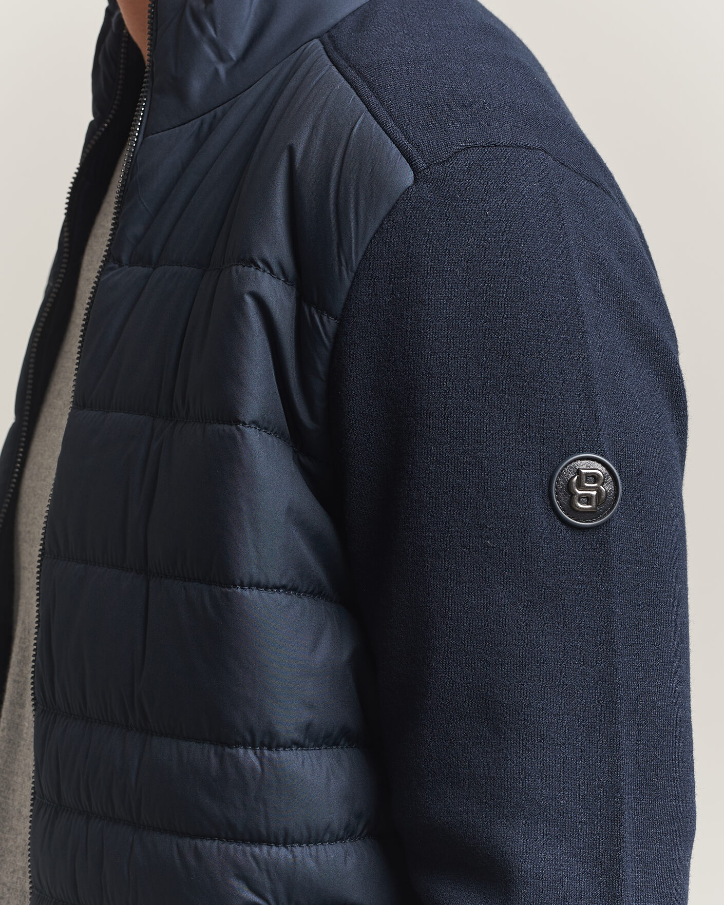 Herre | Jakker | BOSS BLACK | Facente Hybrid Jacket Dark Blue