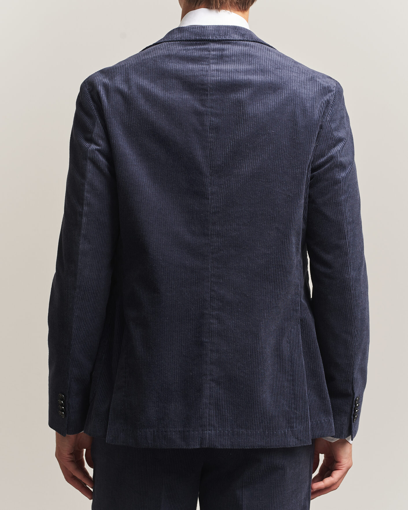 Herre | Dressjakker | BOSS BLACK | Hanry Corduroy Suit Blazer Open Blue