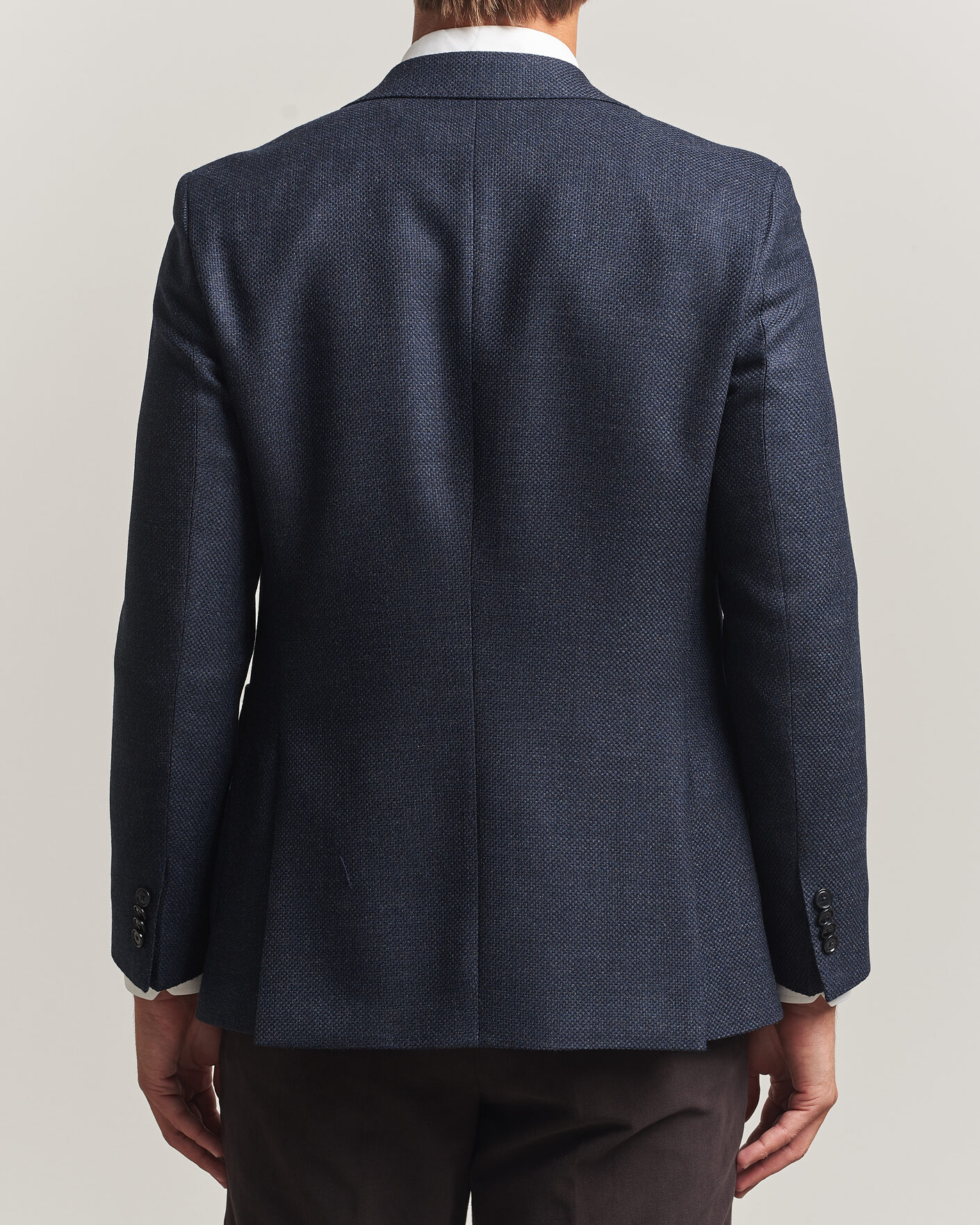 Herre | Dressjakker | BOSS BLACK | Hutson Wool Patch Pocket Blazer Dark Blue