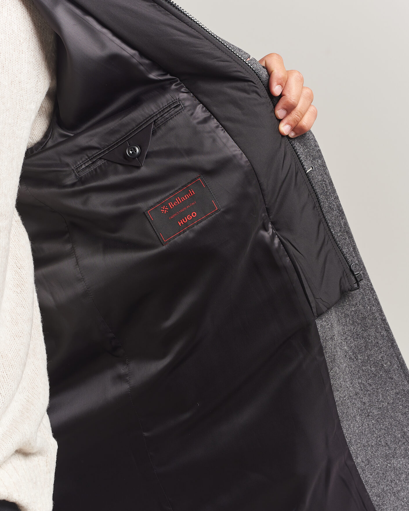 Herre | Jakker | HUGO | Milogan Bib Coat Dark Grey
