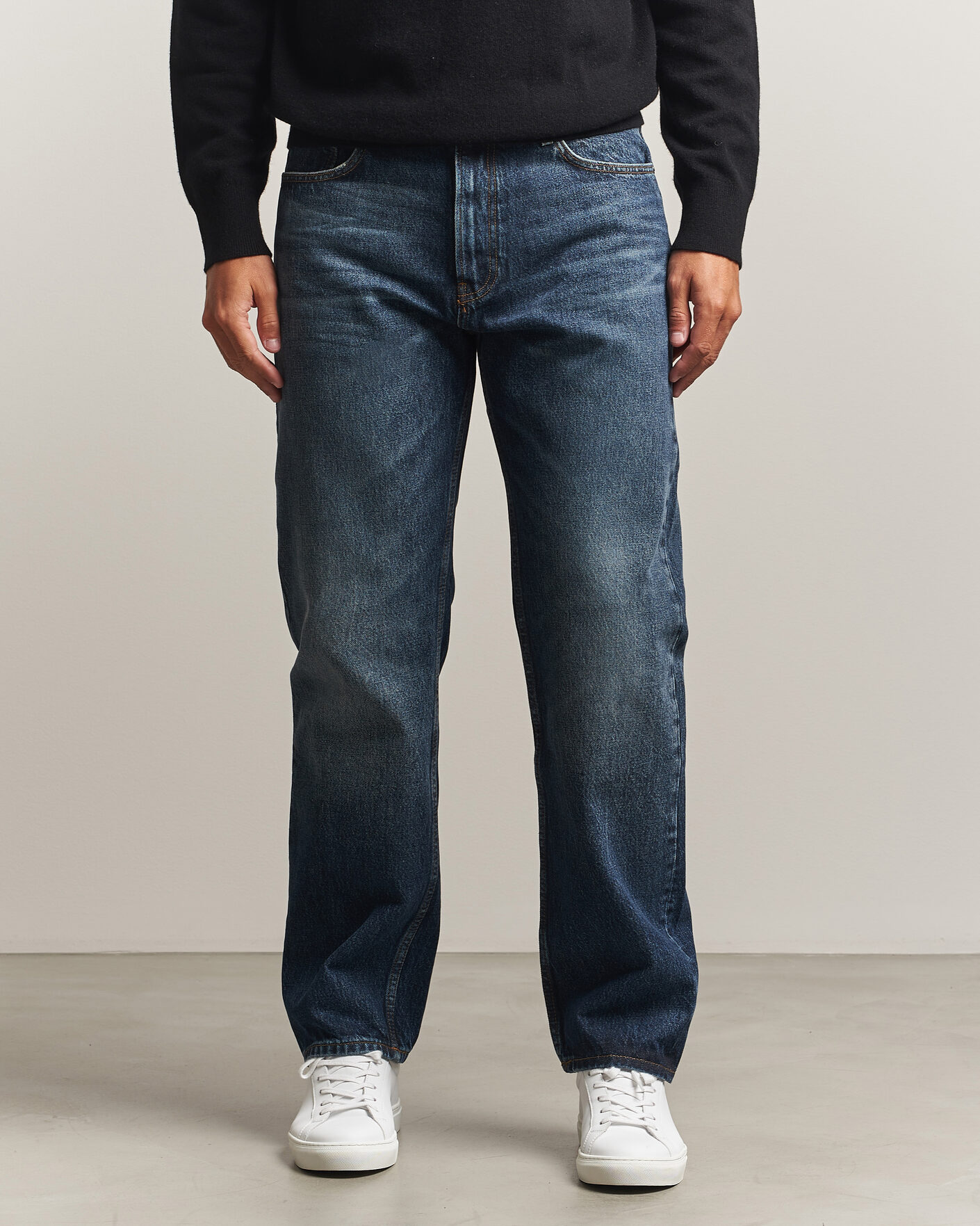 Herre | Jeans | HUGO | 840 Regular Fit Jeans Navy