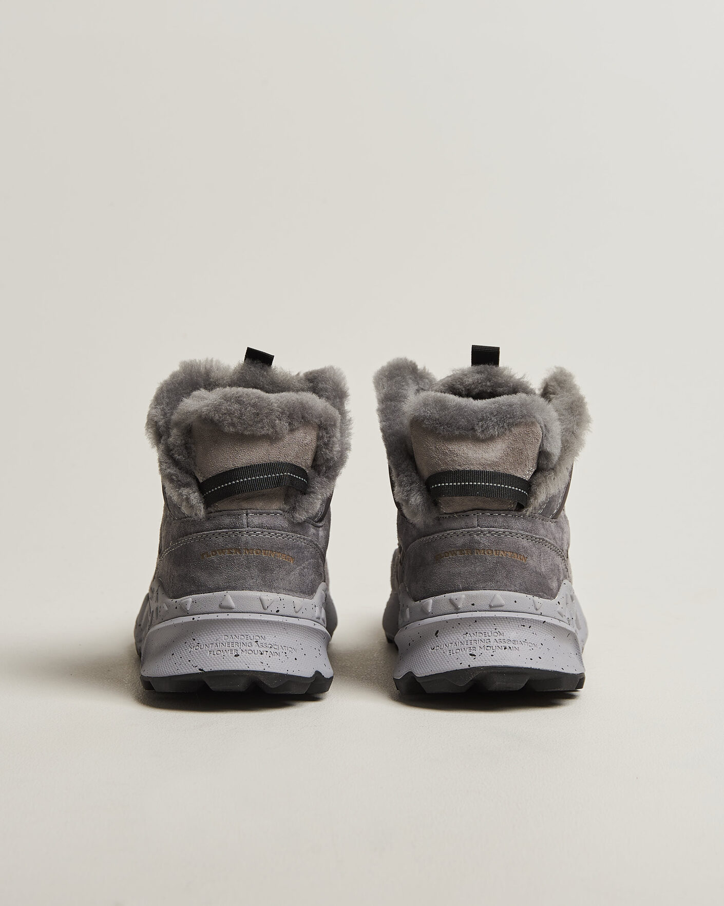 Herre | Sneakers | Flower Mountain | Yamano 3 Mid Suede/Sherling Sneaker Grey