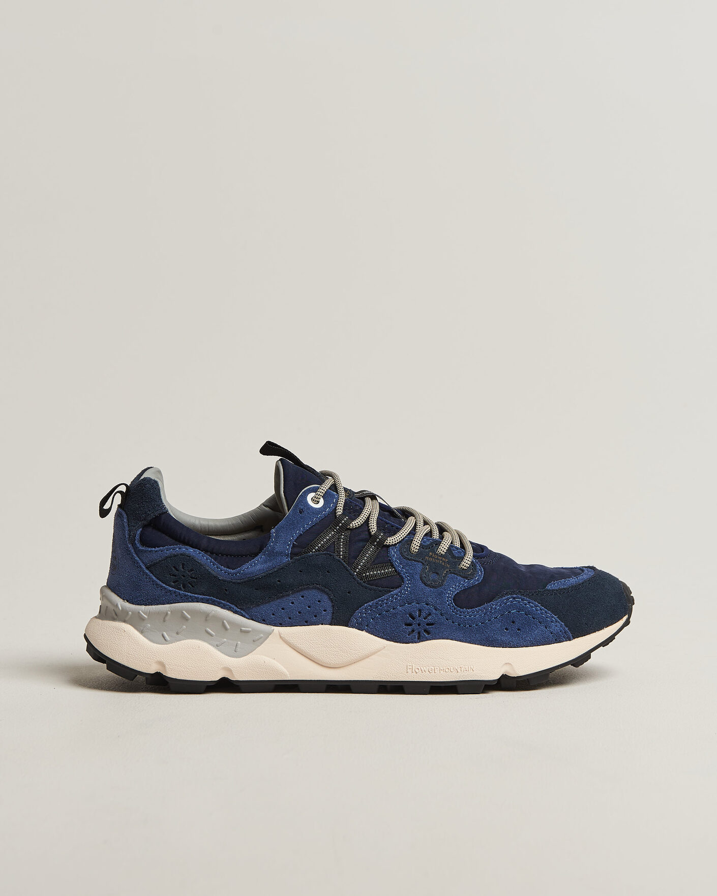 Herre | Sneakers | Flower Mountain | Yamano 3 Cow Velour Sneaker Blue