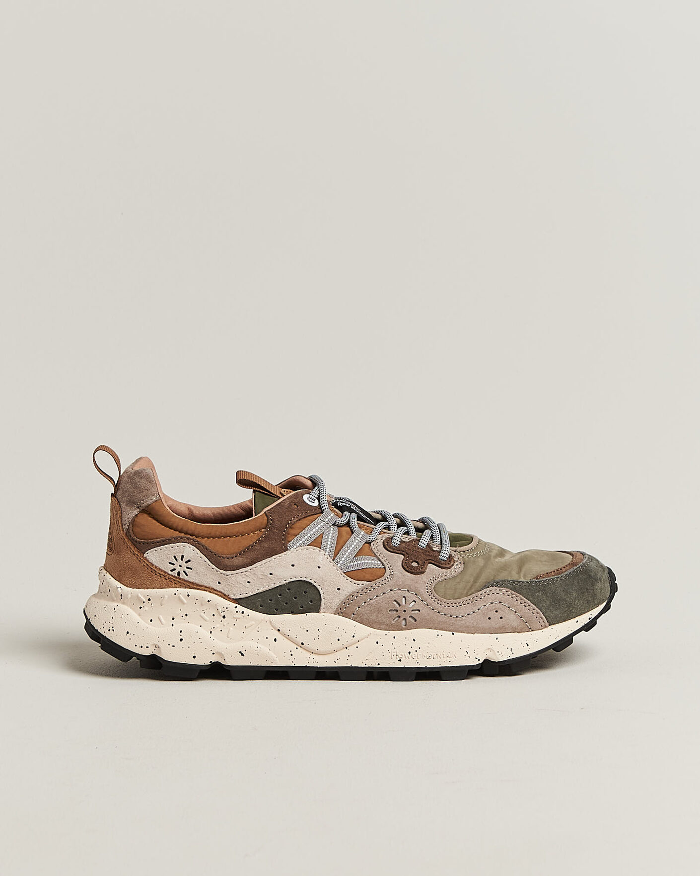 Herre | Sneakers | Flower Mountain | Yamano 3 Suede/Nylon Sneaker Grey/Onion