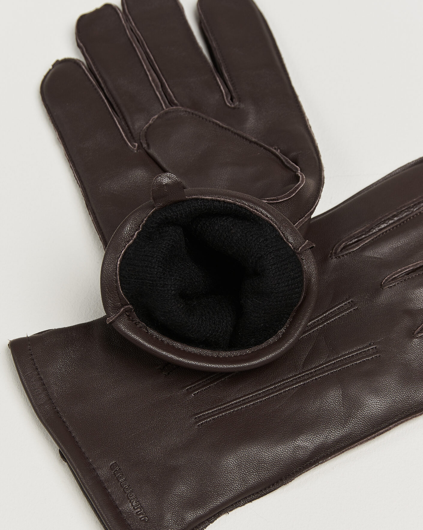 Herre | Hansker | J.Lindeberg | Milo Leather Glove Seal Brown