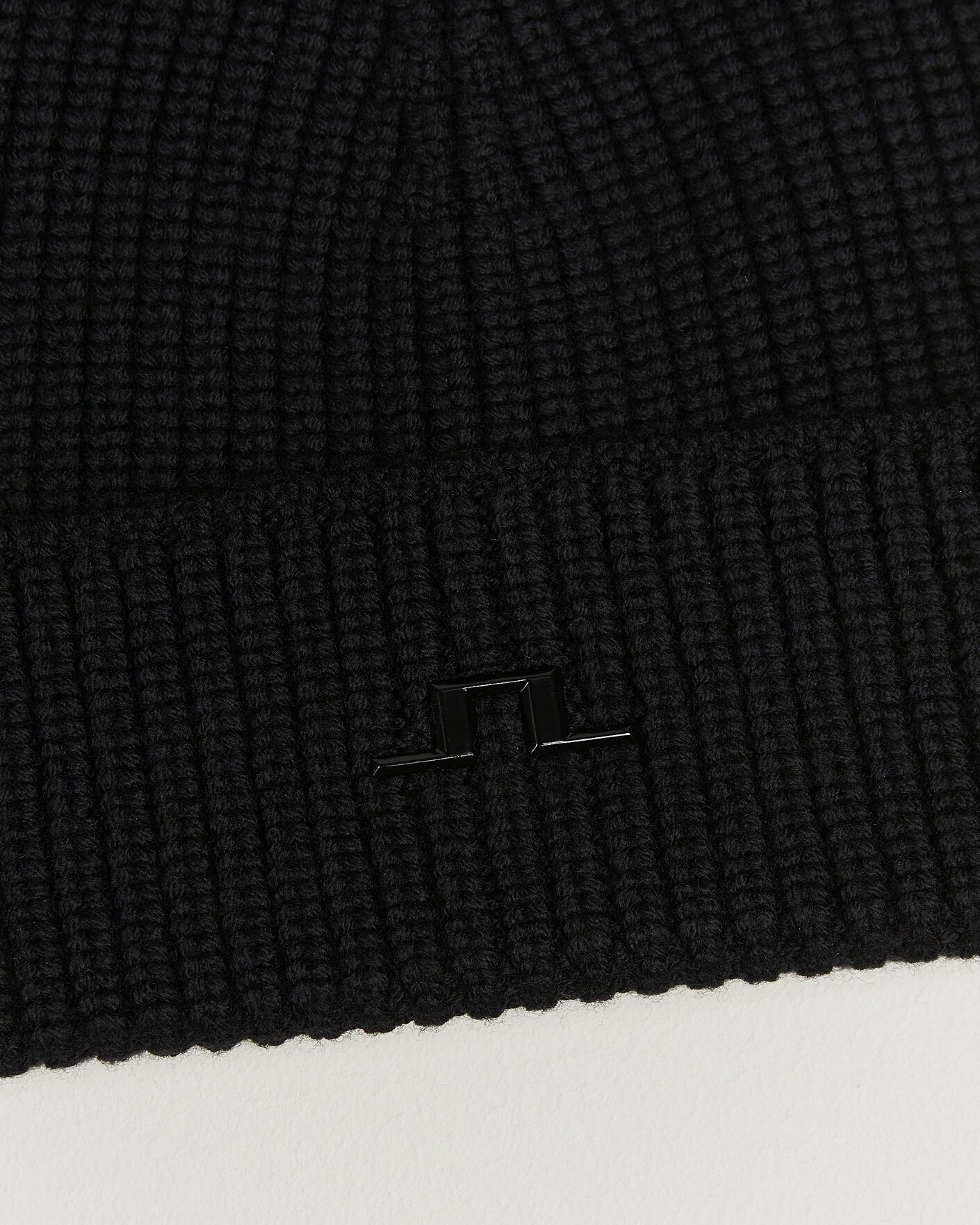 Herre | Luer | J.Lindeberg | Merino Beanie Black