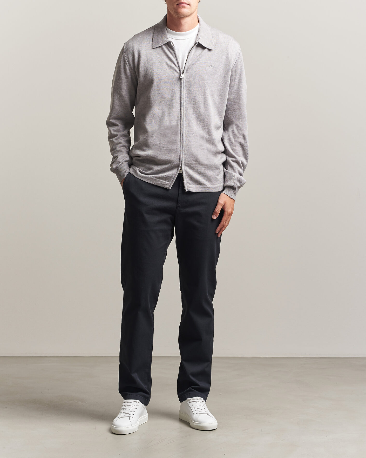 Herre | Bukser | J.Lindeberg | Chaze Cotton Stretch Pants Black