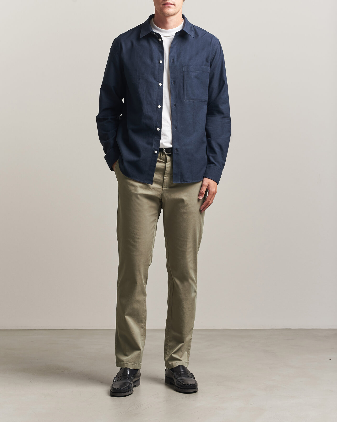 Herre | Bukser | J.Lindeberg | Chaze Cotton Stretch Pants Brindle