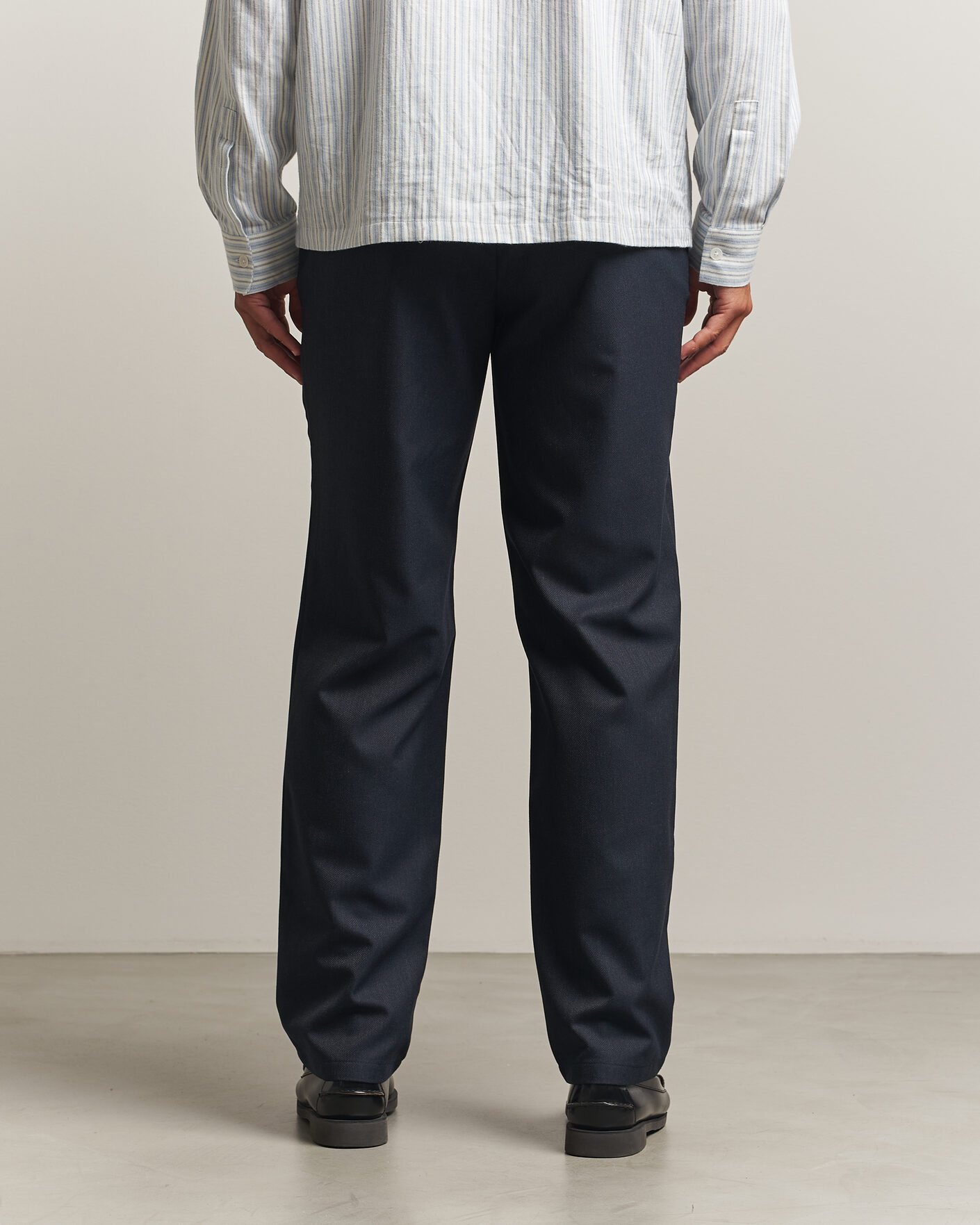 Herre | Bukser | J.Lindeberg | Logan Brushed Twill Pants JL Navy
