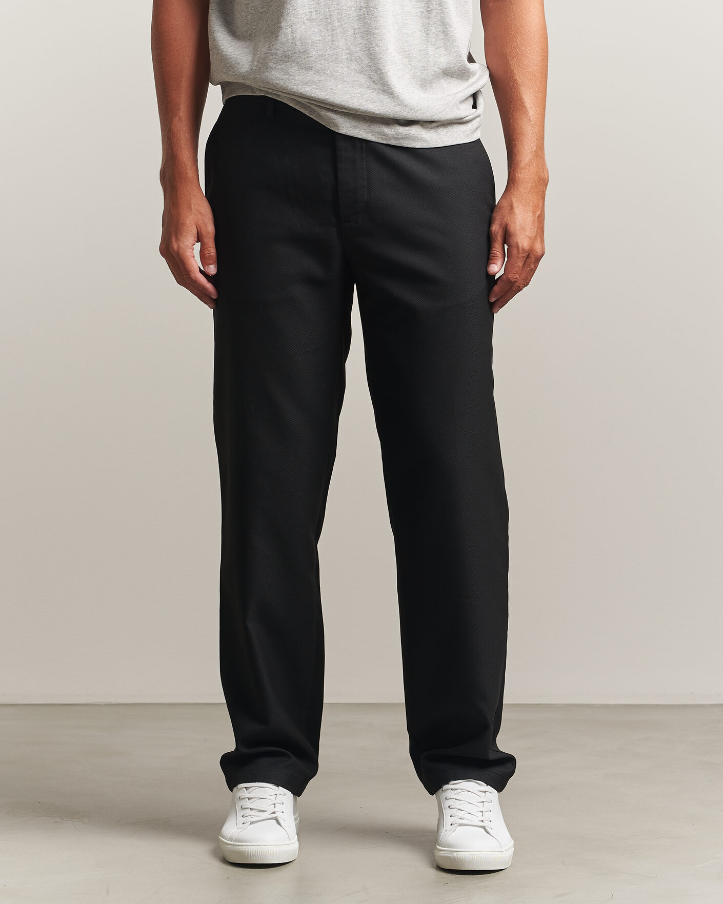 Herre | Bukser | J.Lindeberg | Logan Brushed Twill Pants Black
