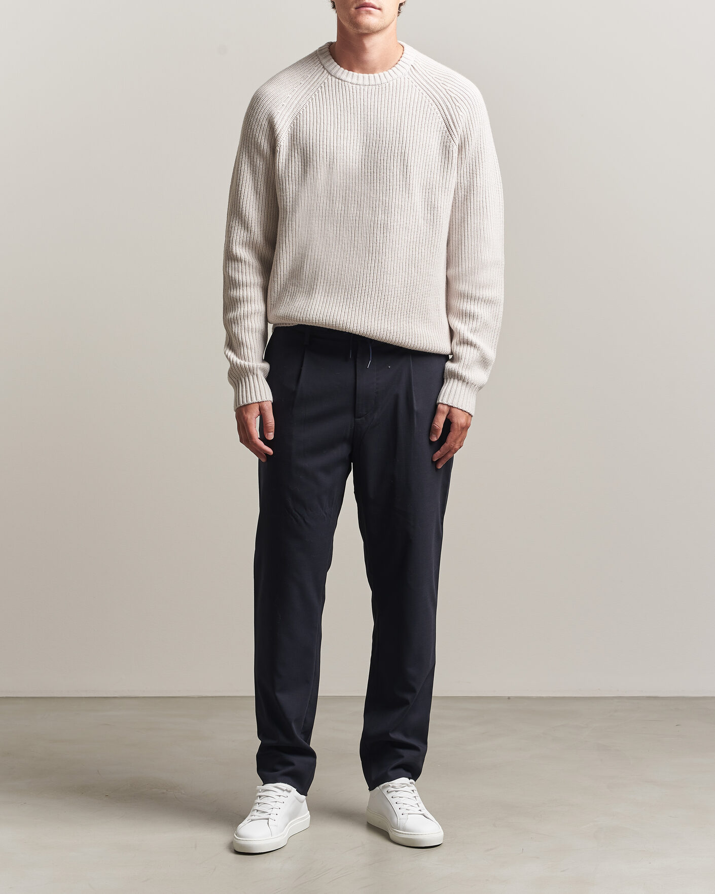 Herre | Bukser | J.Lindeberg | Harris Stretch Wool Pants JL Navy