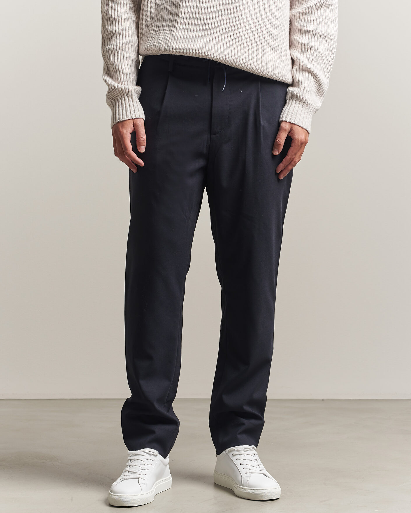 Herre | Bukser | J.Lindeberg | Harris Stretch Wool Pants JL Navy