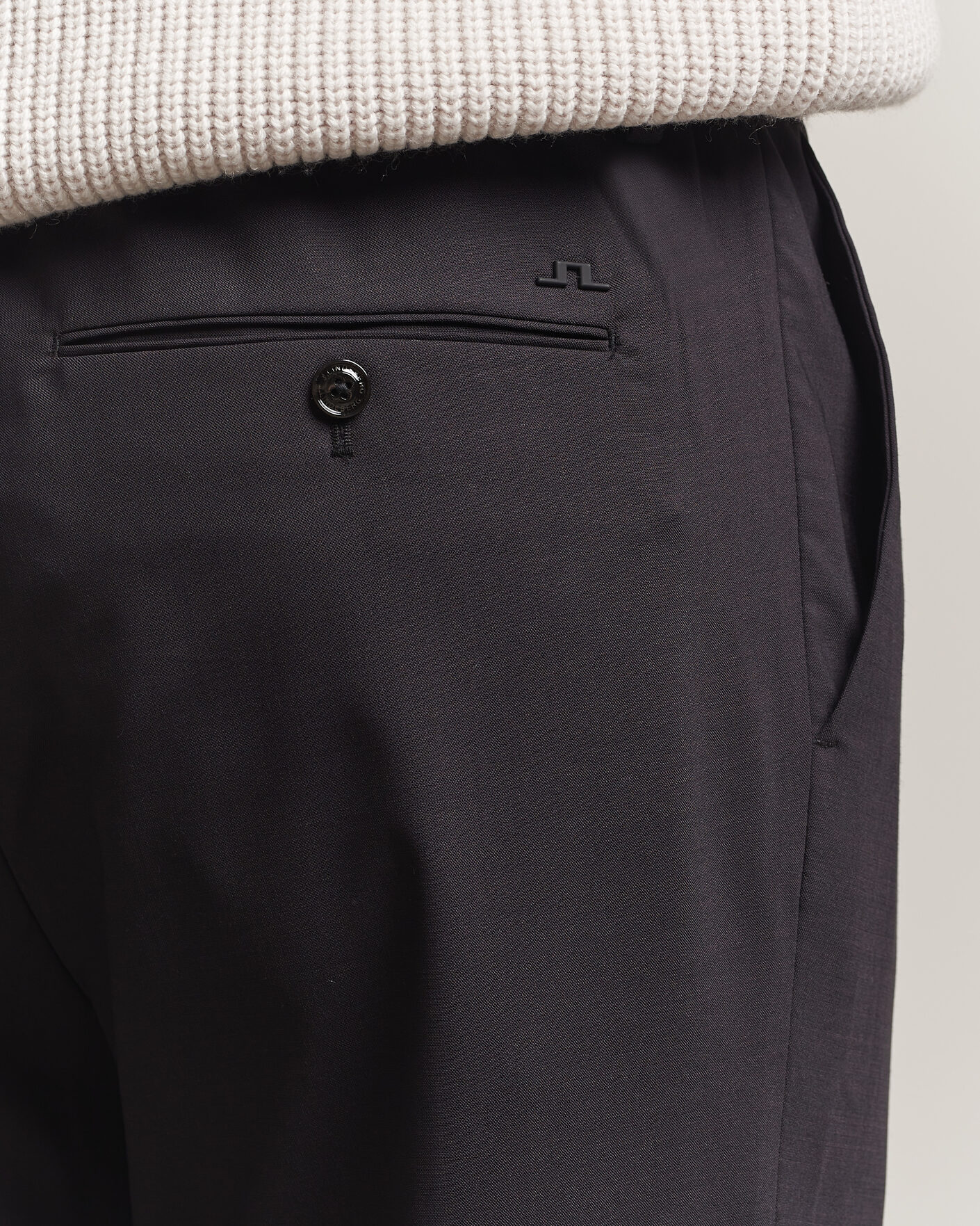 Herre | Bukser | J.Lindeberg | Harris Stretch Wool Pants Black