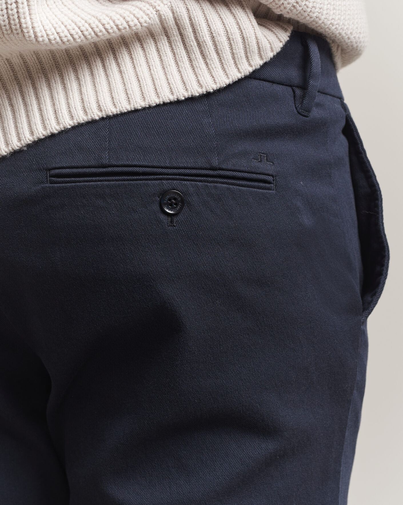 Herre | Bukser | J.Lindeberg | Chase Stretch Flannel Trousers JL Navy