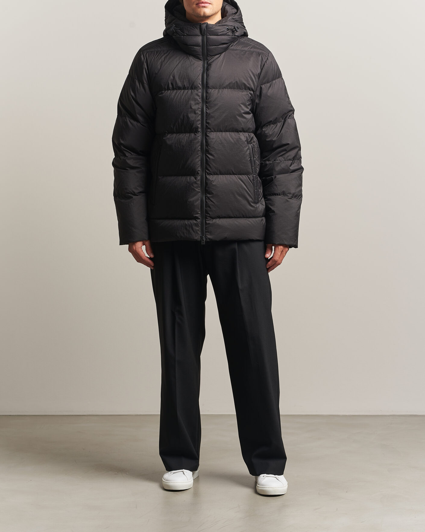 Herre | Jakker | J.Lindeberg | Daryl Crinkle Down Jacket Black