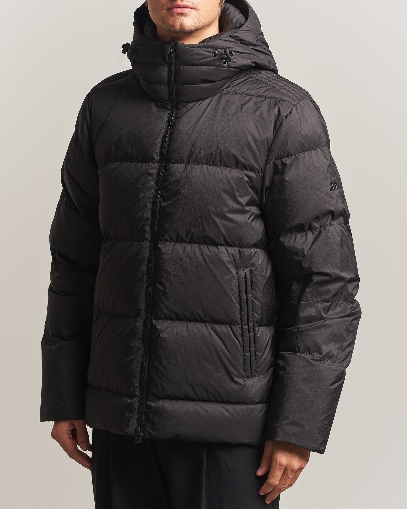 Herre | Jakker | J.Lindeberg | Daryl Crinkle Down Jacket Black