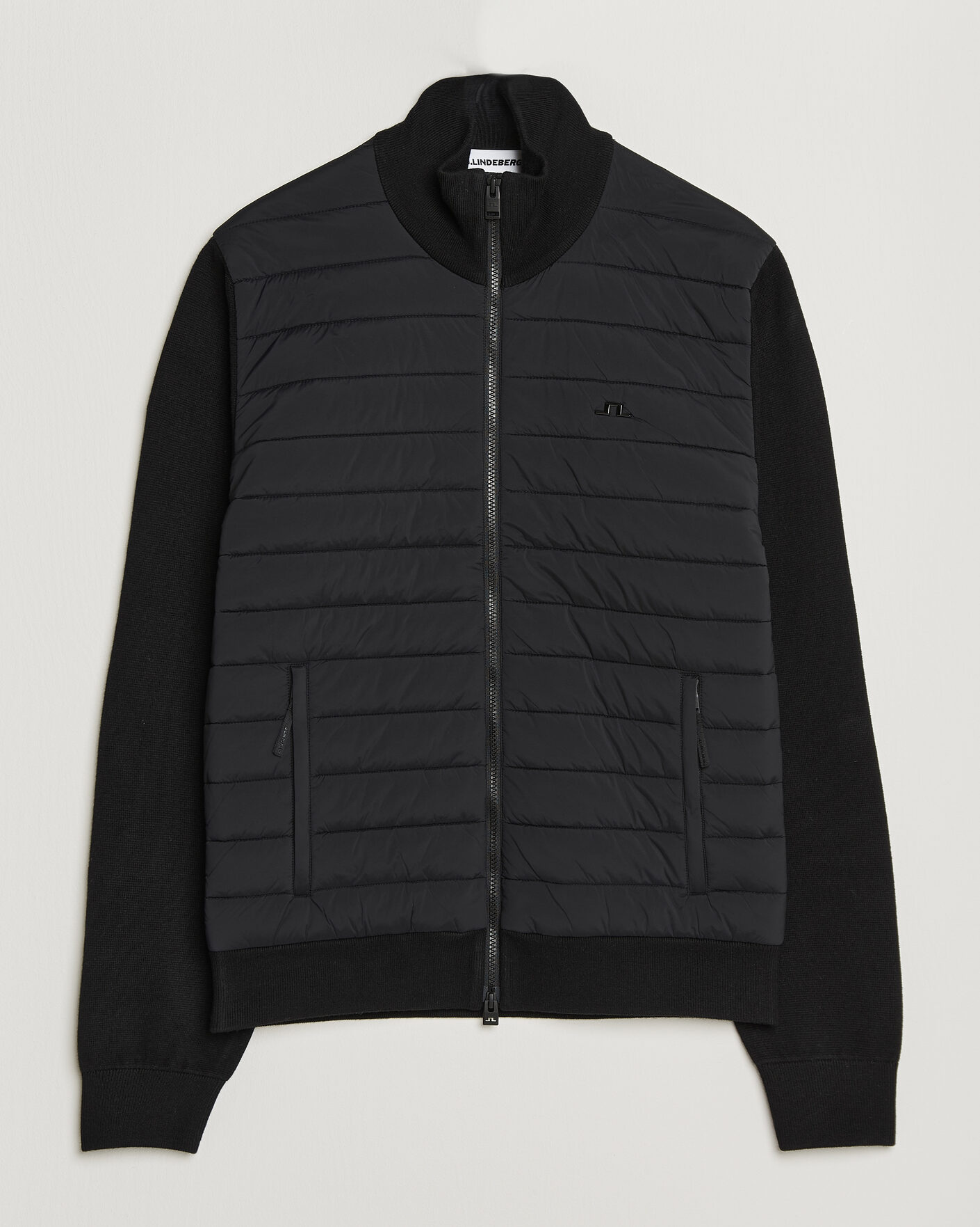 Herre | Jakker | J.Lindeberg | Boen Hybrid Jacket Black