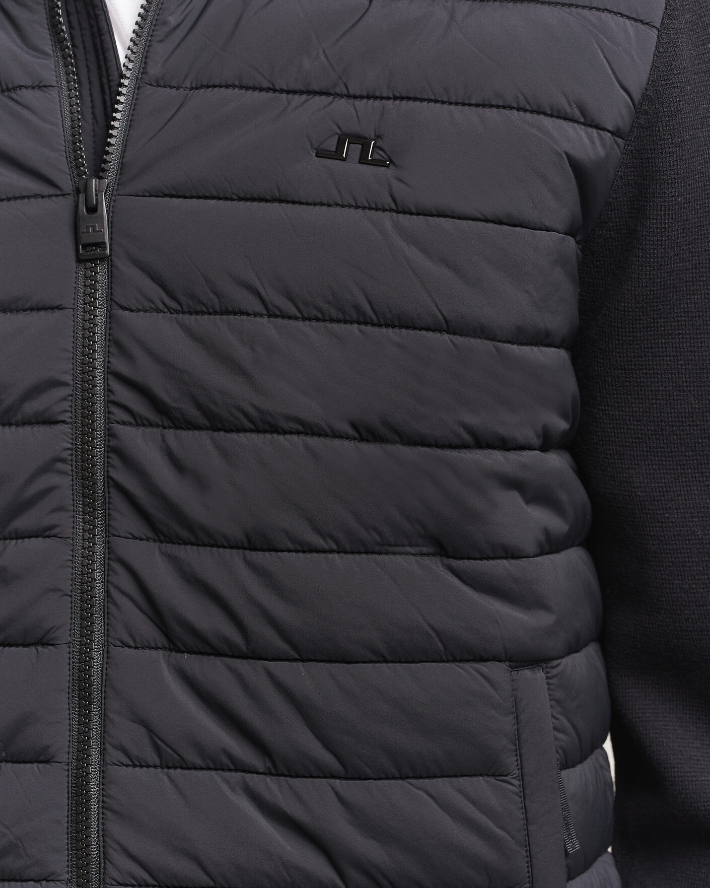 Herre | Jakker | J.Lindeberg | Boen Hybrid Jacket Black