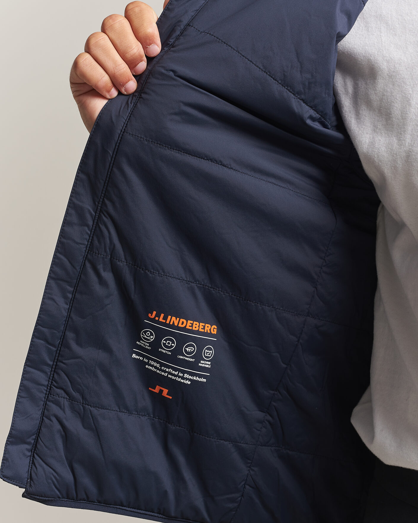 Herre | Vester | J.Lindeberg | Clinton Padded Vest JL Navy