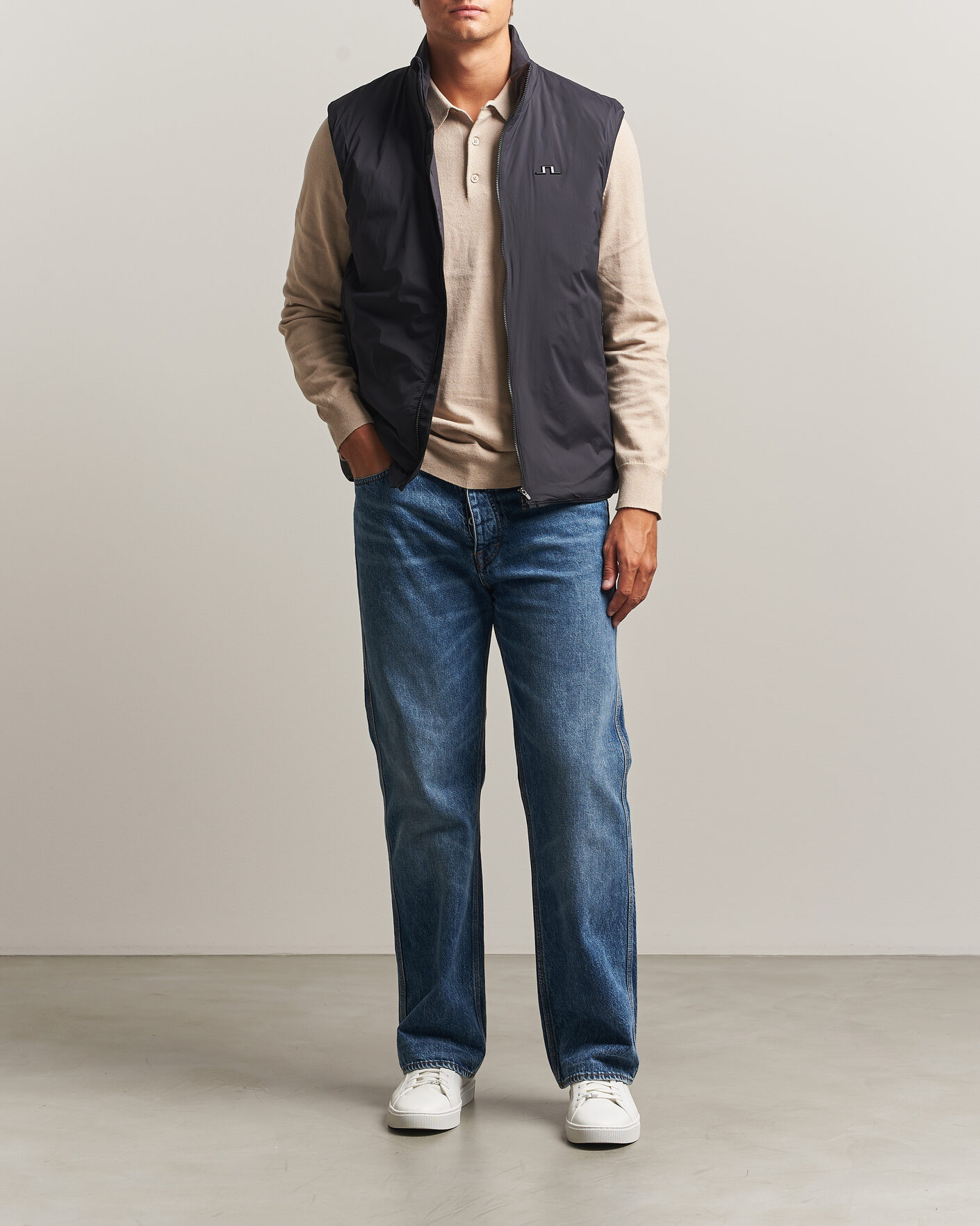 Herre | Vester | J.Lindeberg | Clinton Padded Vest Black